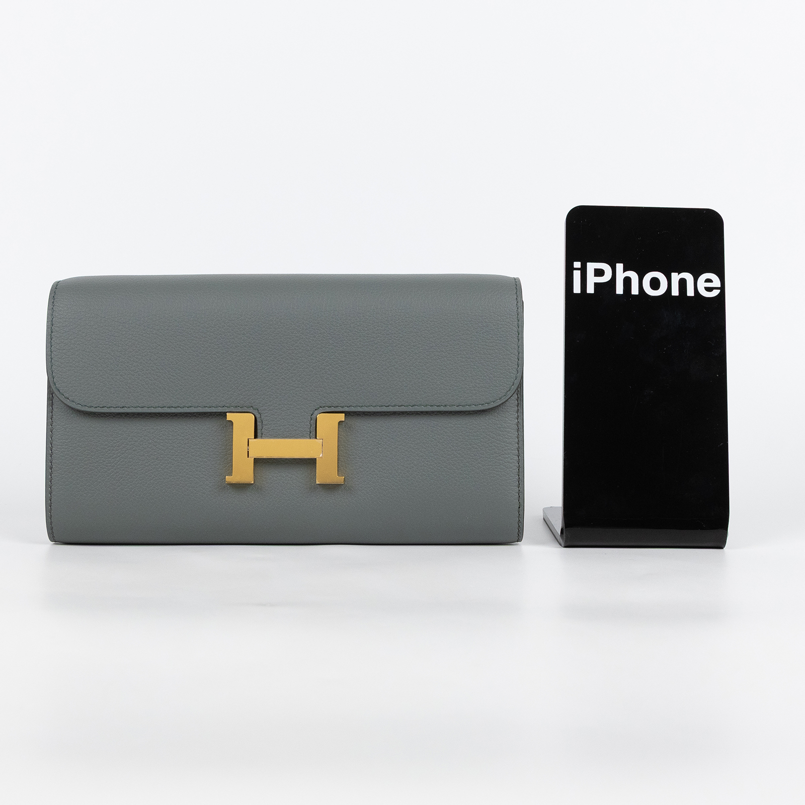 愛馬仕 Hermes Constance to go 康康包 長夾 金色五金 杏仁綠 H080126CC63 /KCS002BH  原廠盒子/防塵袋/購買證明影本