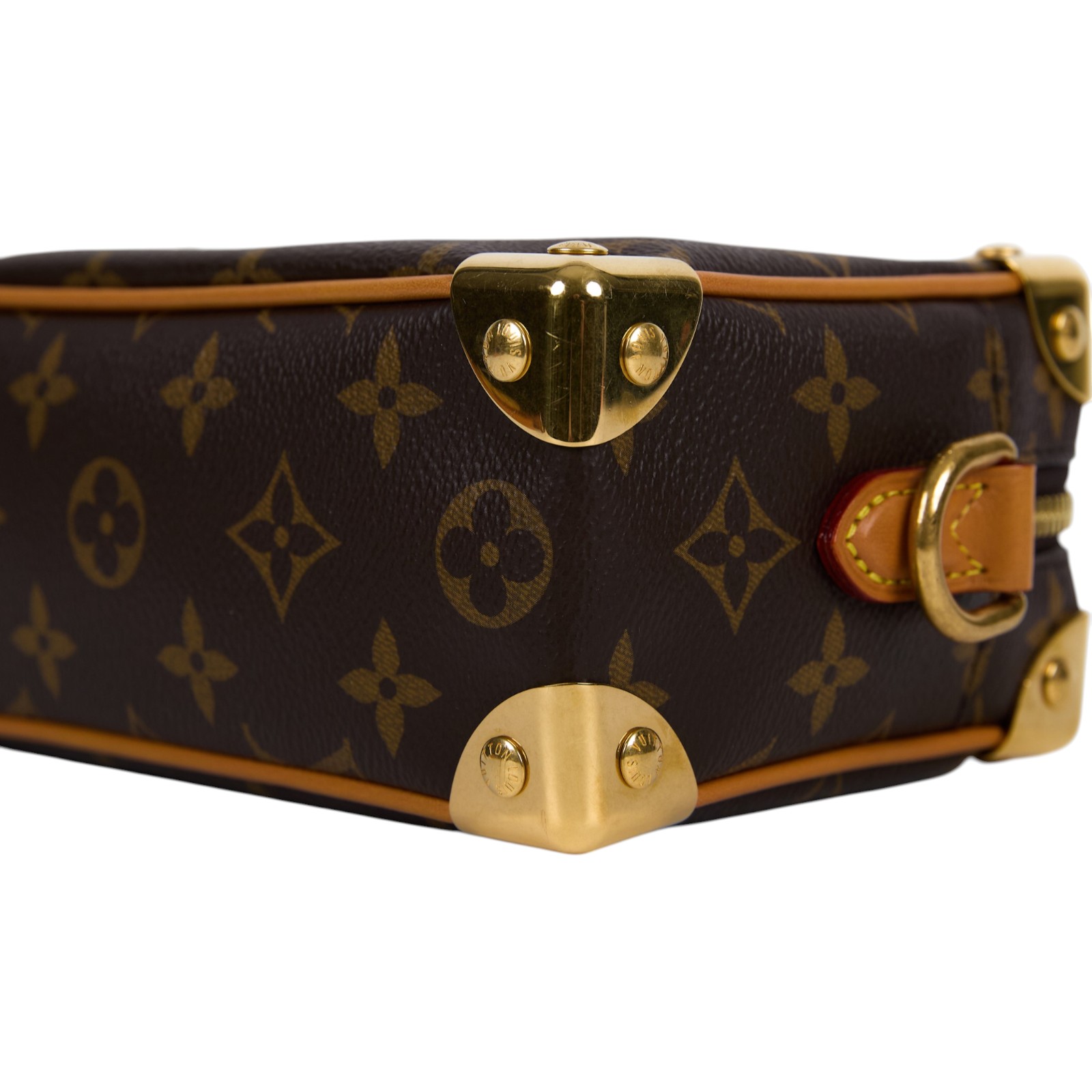 路易威登 LOUIS VUITTON Mini Soft Trunk 肩背包 斜背包 M14729 晶片款  原廠盒子/防塵袋/購買證明