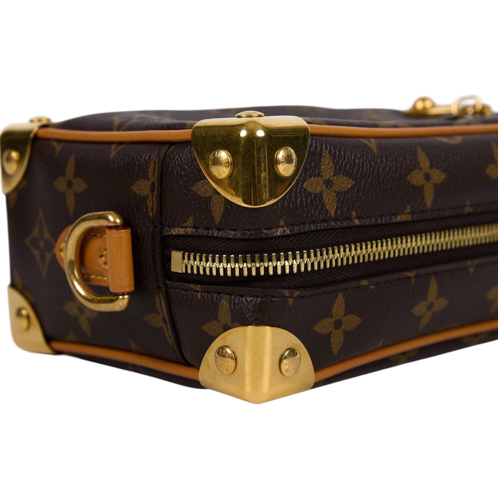 路易威登 LOUIS VUITTON Mini Soft Trunk 肩背包 斜背包 M14729 晶片款  原廠盒子/防塵袋/購買證明