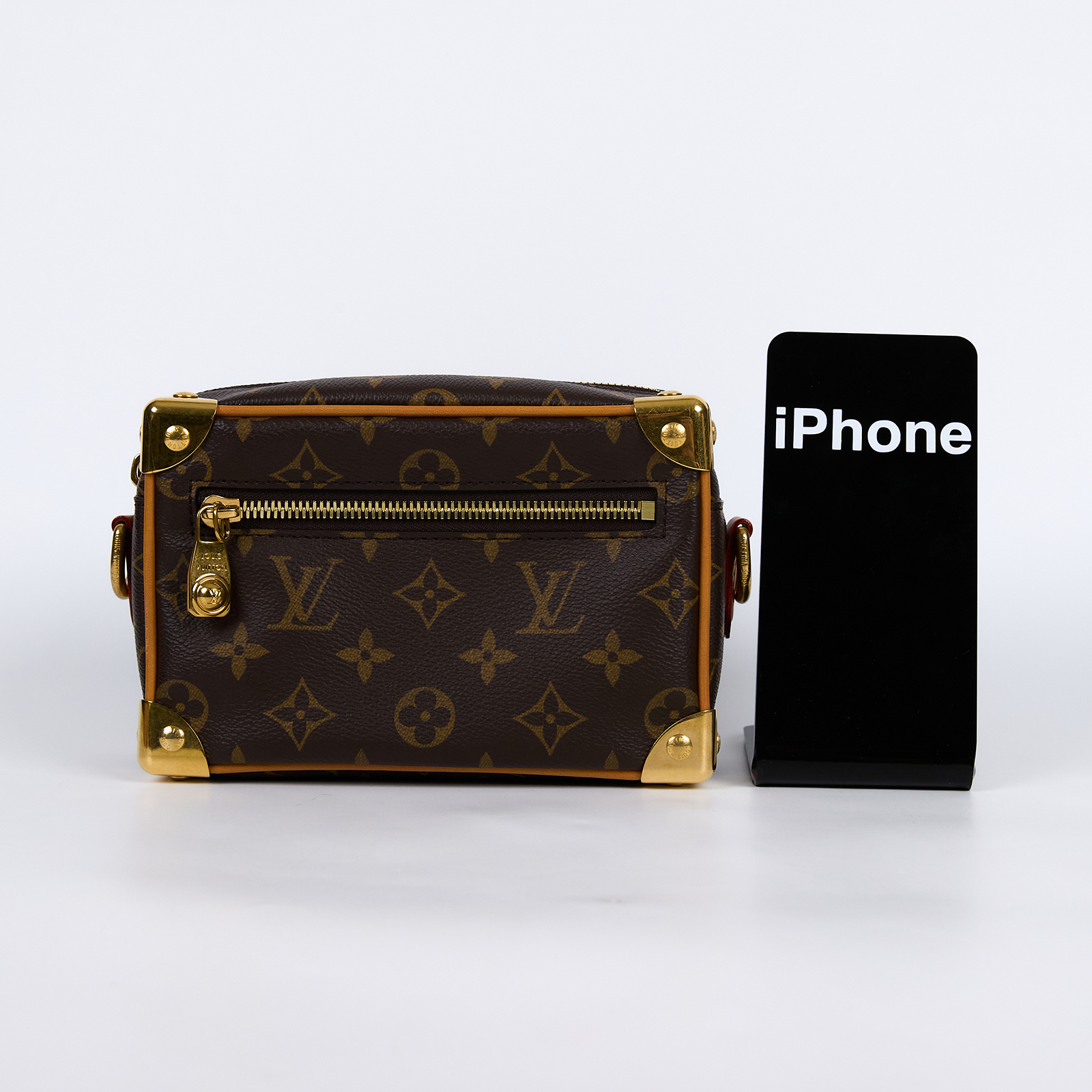 路易威登 LOUIS VUITTON Mini Soft Trunk 肩背包 斜背包 M14729 晶片款  原廠盒子/防塵袋/購買證明