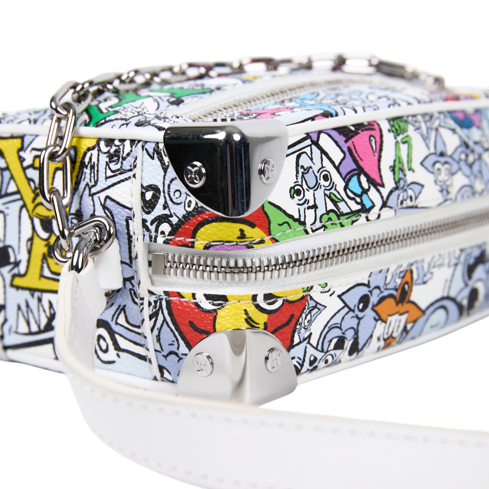 路易威登 LOUIS VUITTON Mini Soft Trunk Comics 斜背包 肩背包 M82008 晶片款  防塵袋