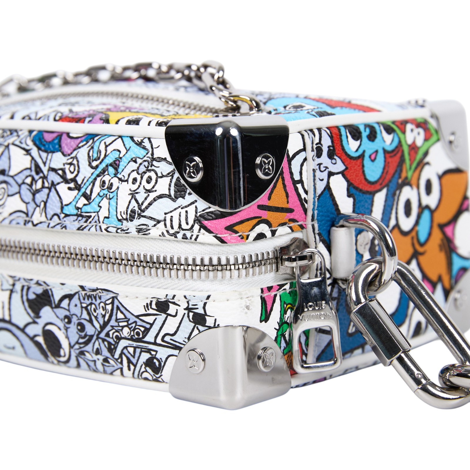 路易威登 LOUIS VUITTON Mini Soft Trunk Comics 斜背包 肩背包 M82008 晶片款  防塵袋