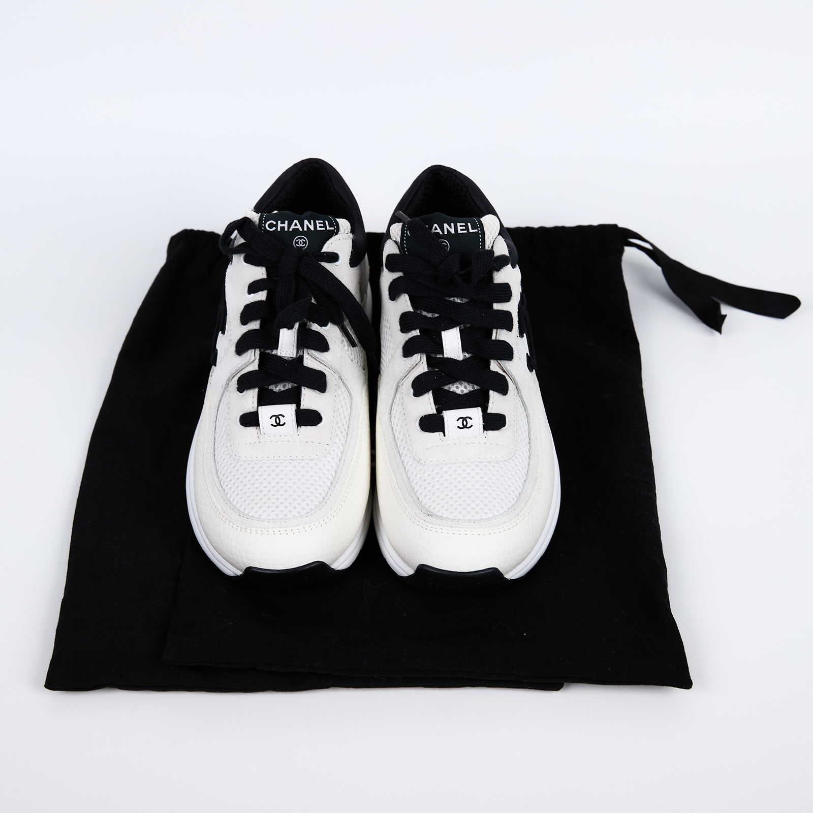 香奈兒 CHANEL 運動鞋 G38299_38 熊貓球鞋 #38 防塵袋