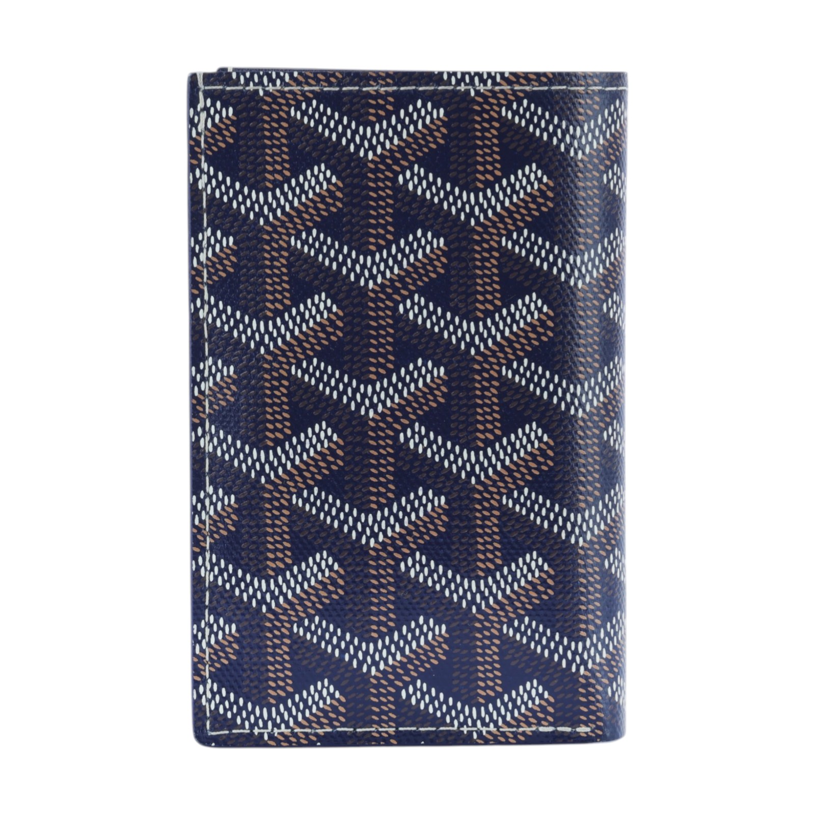 高雅德 GOYARD Saint-Pierre Card Wallet 卡夾 STPIE2PMLTY 深藍對折卡夾 原廠盒子/購買證明
