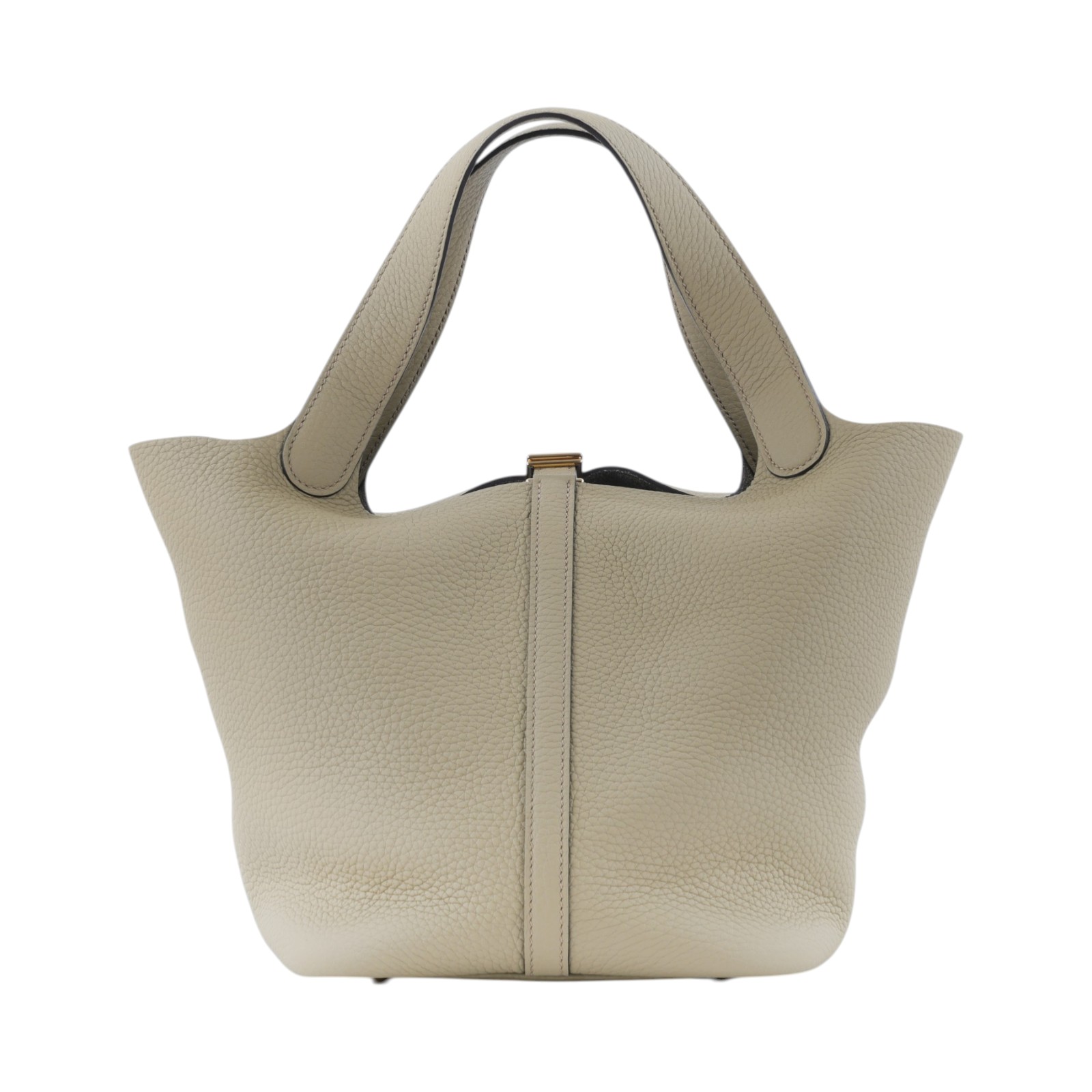 愛馬仕 Hermes Picotin Lock 22 菜籃子包 金色五金 馬爾法米色 H060991CC8Q /W HZ 004 MA  原廠盒子/防塵袋/鎖組