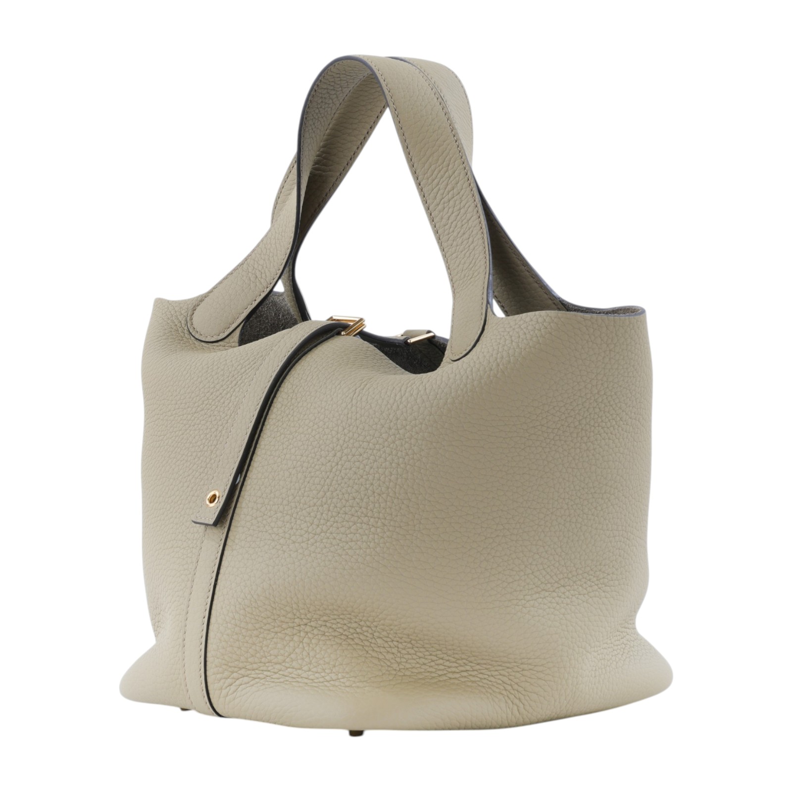 愛馬仕 Hermes Picotin Lock 22 菜籃子包 金色五金 馬爾法米色 H060991CC8Q /W HZ 004 MA  原廠盒子/防塵袋/鎖組