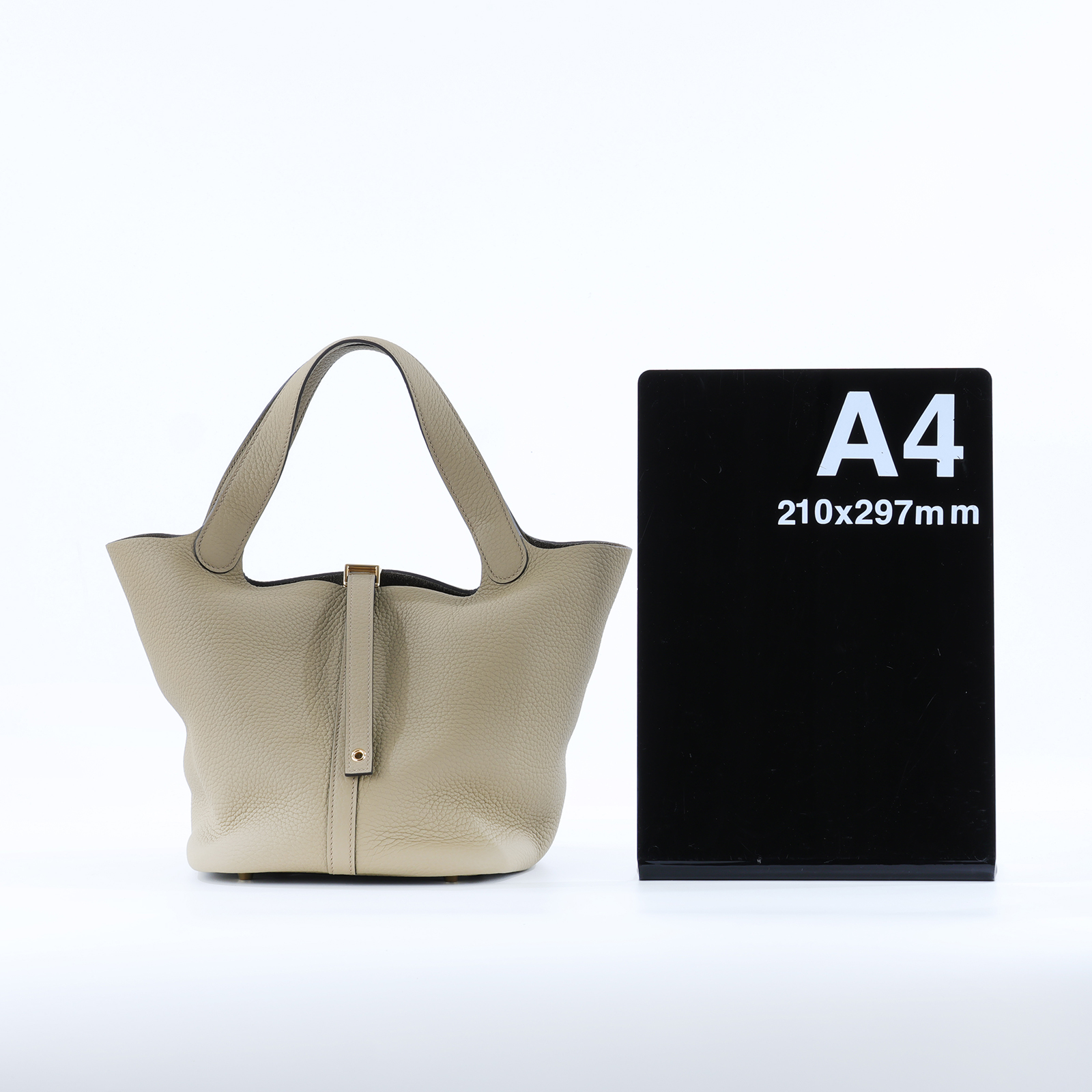 愛馬仕 Hermes Picotin Lock 22 菜籃子包 金色五金 馬爾法米色 H060991CC8Q /W HZ 004 MA  原廠盒子/防塵袋/鎖組