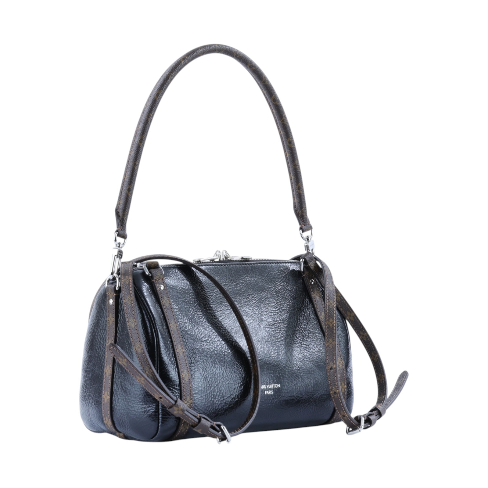 路易威登 LOUIS VUITTON Express PM 肩背包 斜背包 M27920 晶片款 黑銀EXPRESS PM 背帶/鎖組