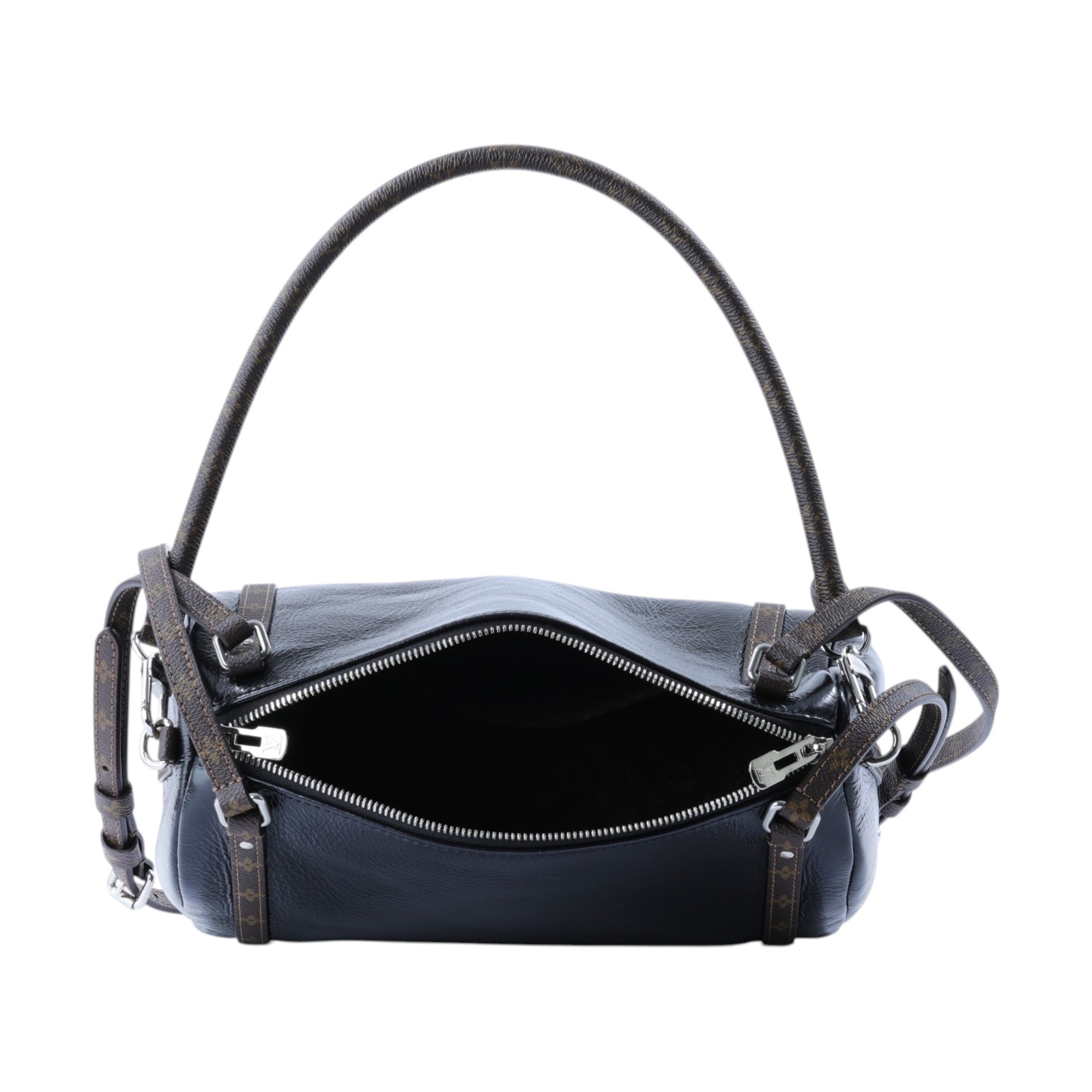 路易威登 LOUIS VUITTON Express PM 肩背包 斜背包 M27920 晶片款 黑銀EXPRESS PM 背帶/鎖組