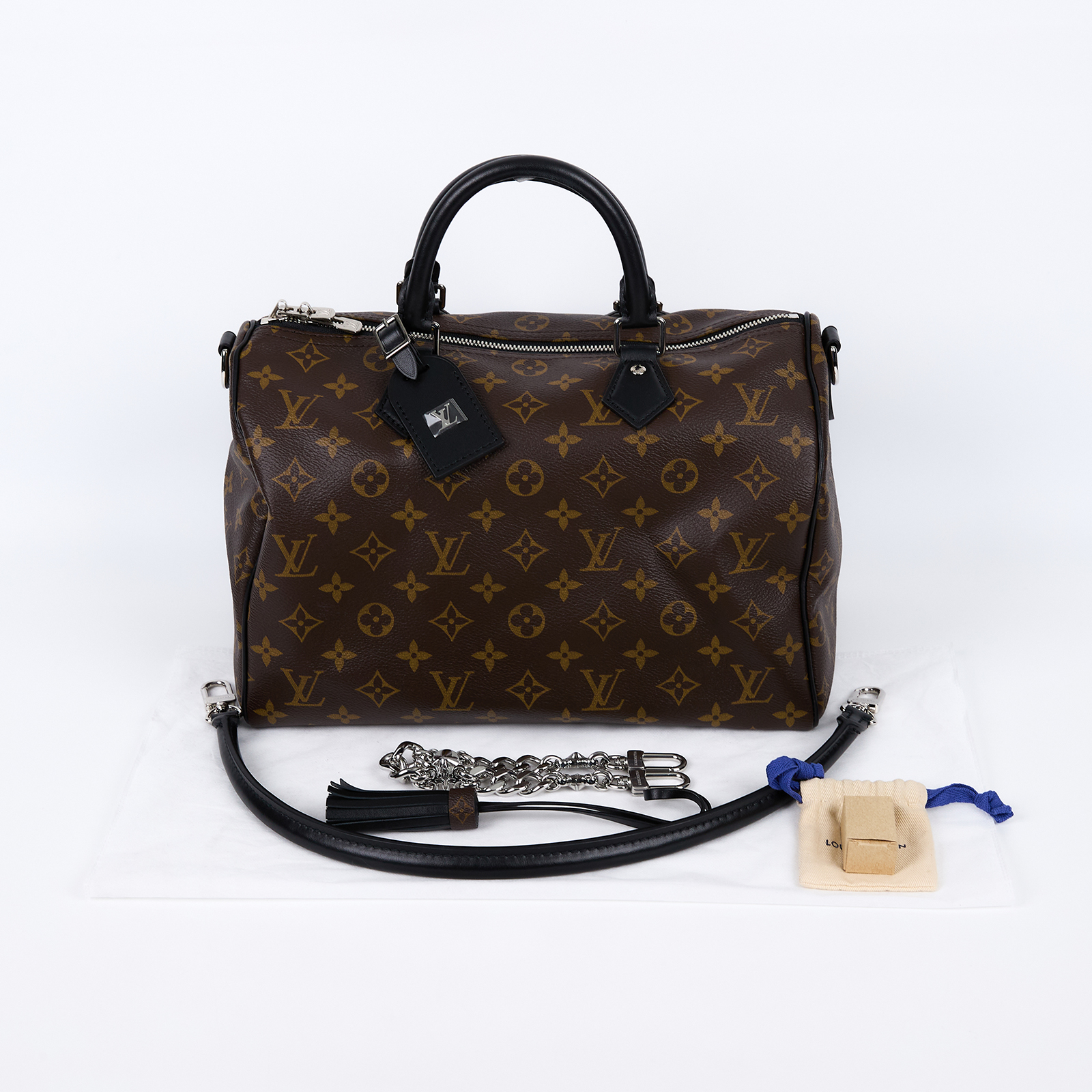 路易威登 LOUIS VUITTON Speedy Soft 30 Dark M12243 晶片款 原花SPEEDY SOFT 30 DARK 無附屬品