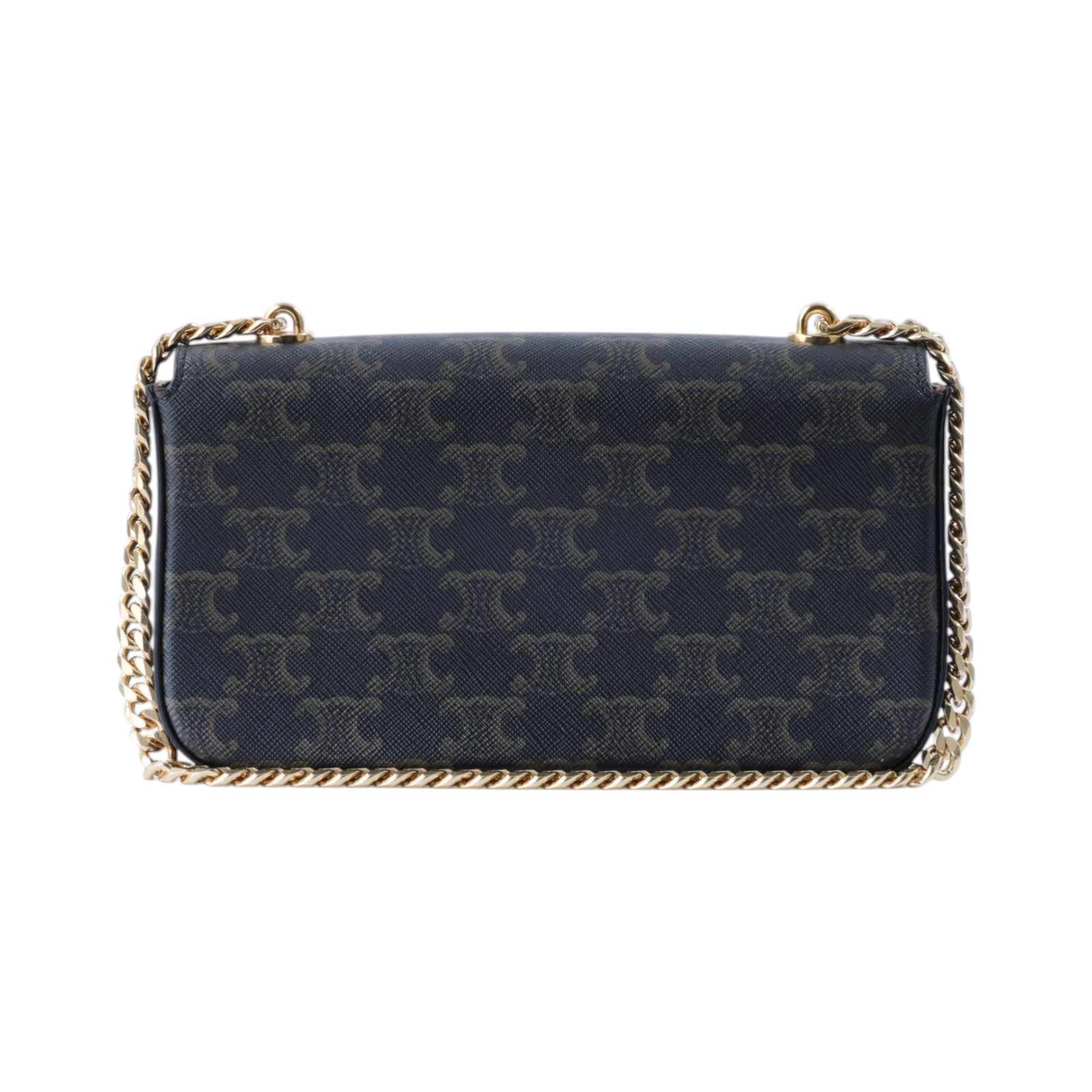 思琳 CELINE 凱旋門 TRIOMPHE Trionf 肩背包 197992DQW 棕TRIOMPHE鍊條包 防塵袋