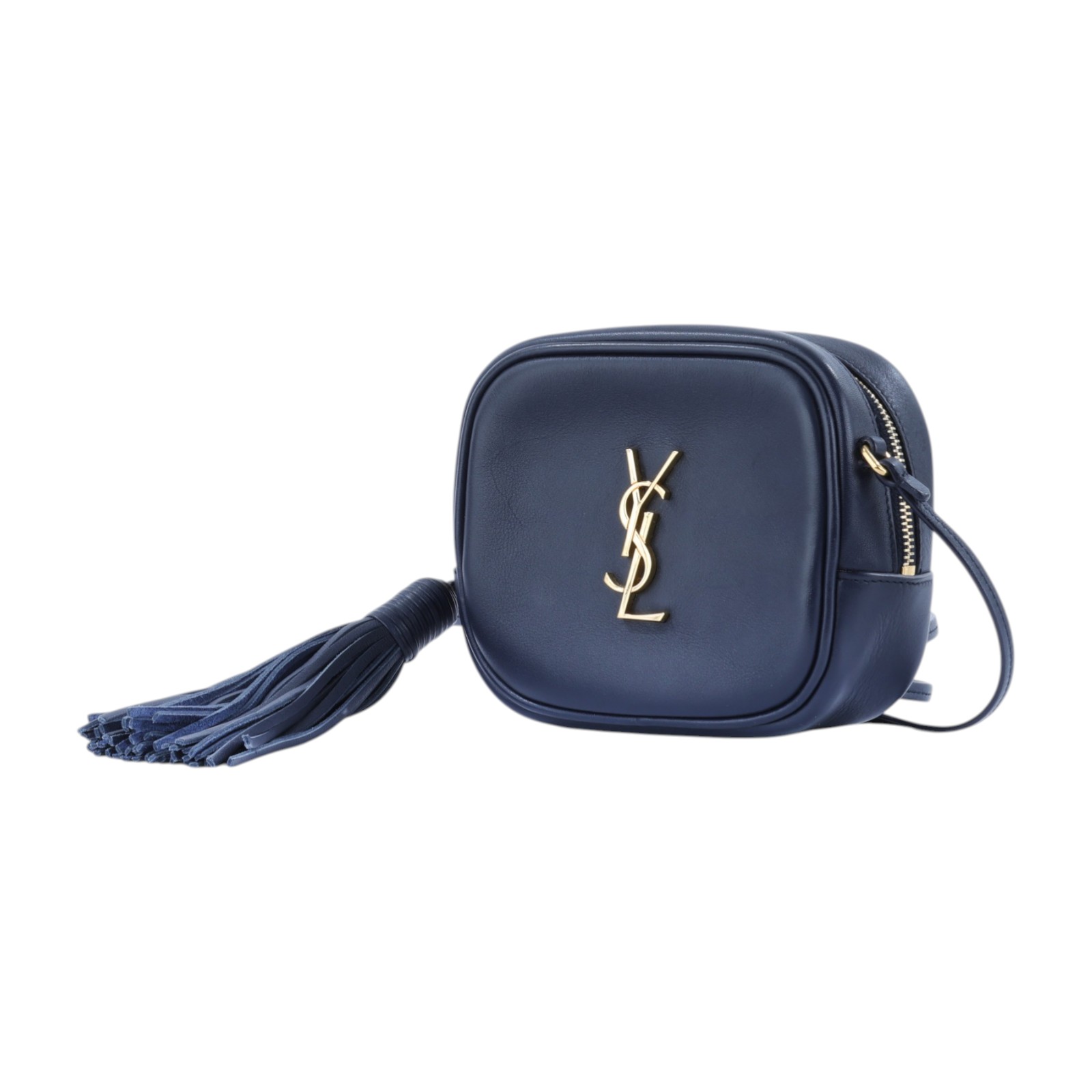 聖羅蘭 YSL SAINT LAURENT Blogger 斜挎包 425317BJ58J 黑LOU流蘇相機包 無附屬品