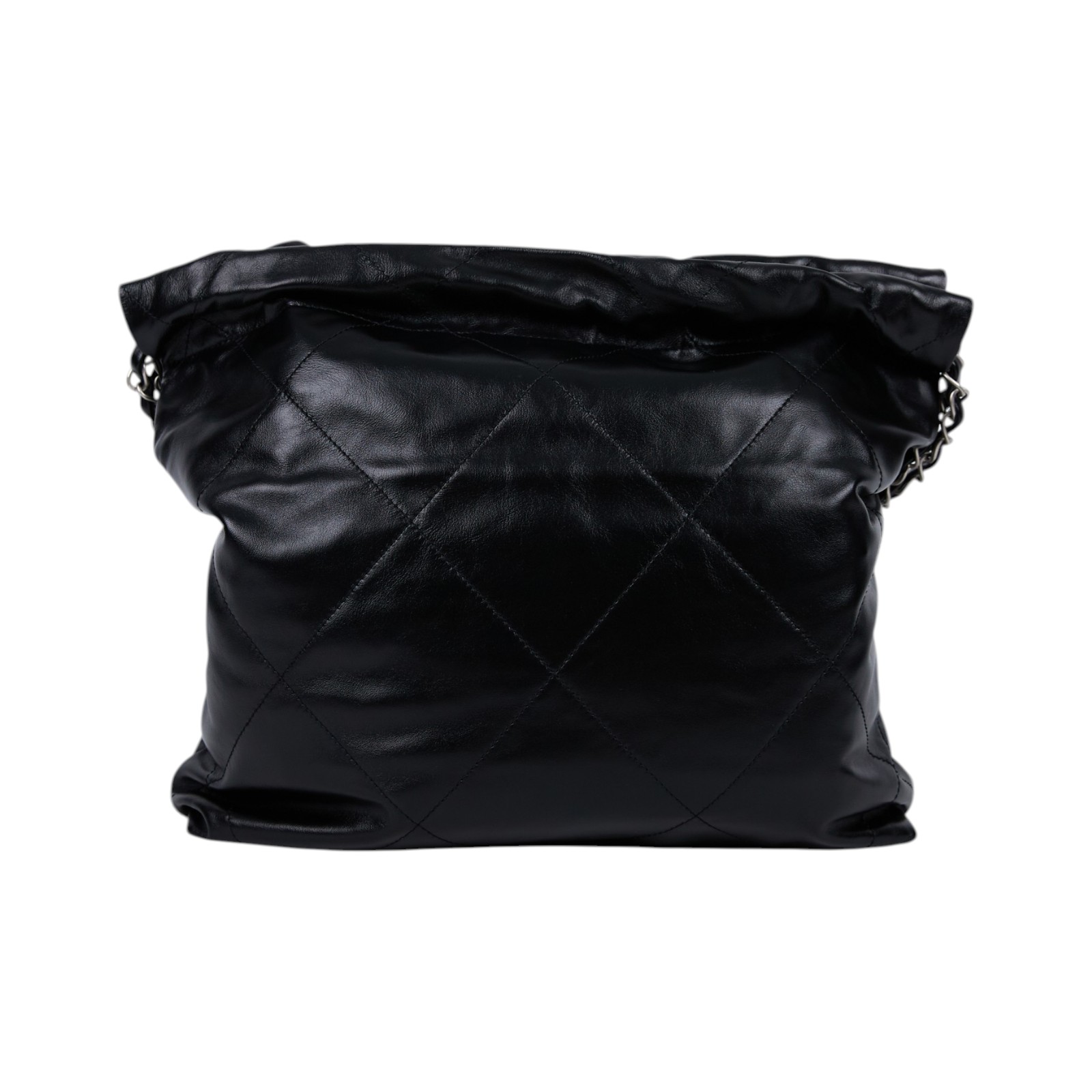 香奈兒 CHANEL 22 小型 束口包 AS3260 B08872 晶片款 黑銀22包 小號 原廠盒子/防塵袋/購買證明影本