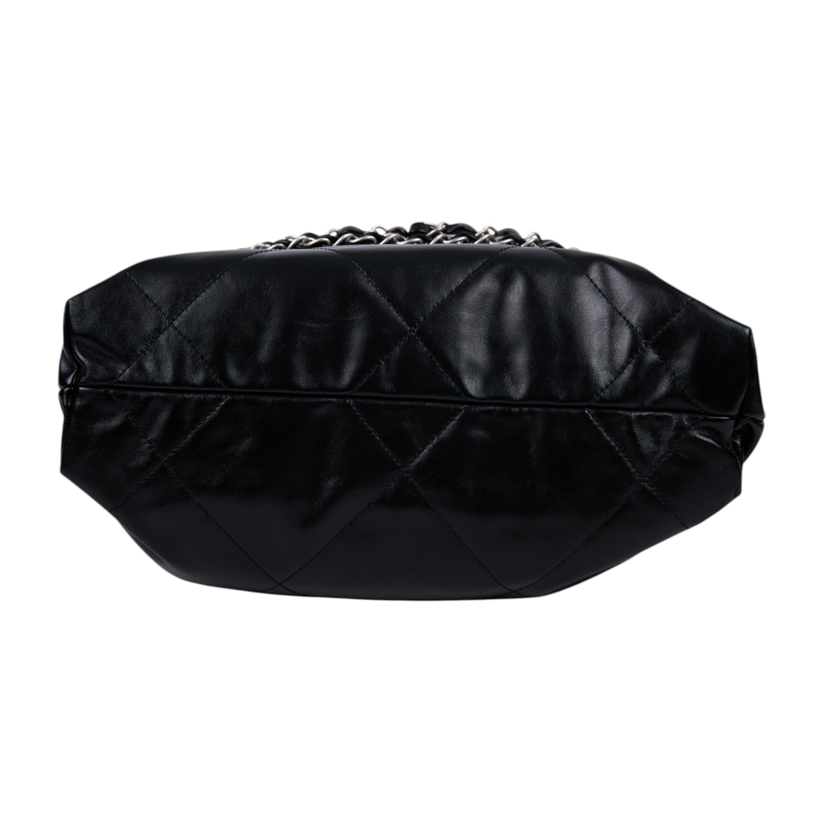 香奈兒 CHANEL 22 小型 束口包 AS3260 B08872 晶片款 黑銀22包 小號 原廠盒子/防塵袋/購買證明影本