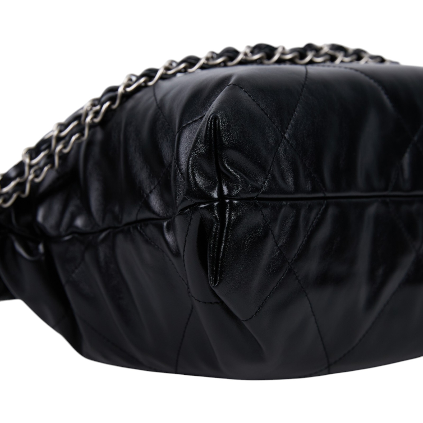 香奈兒 CHANEL 22 小型 束口包 AS3260 B08872 晶片款 黑銀22包 小號 原廠盒子/防塵袋/購買證明影本