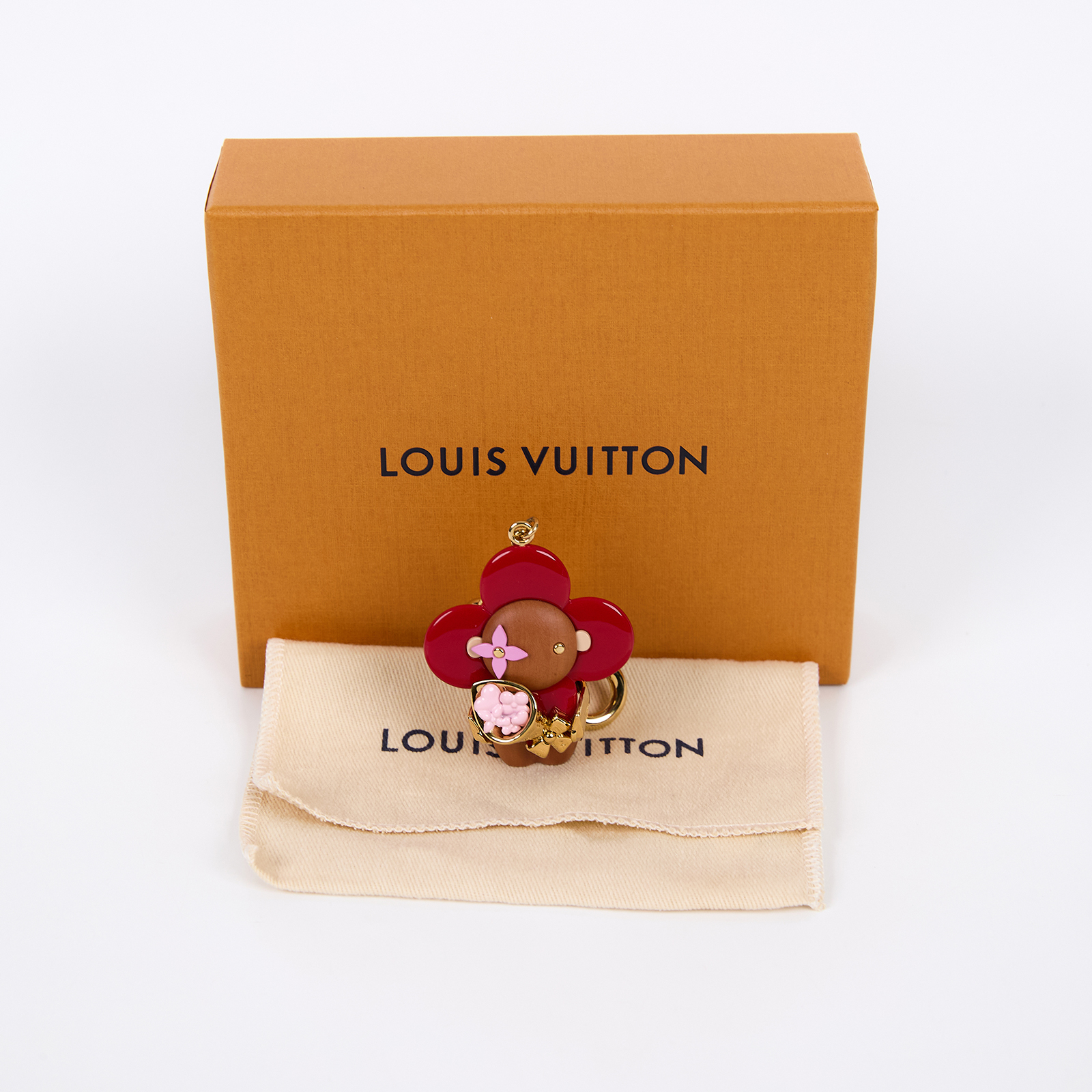 路易威登 LOUIS VUITTON Vivenne 包包吊飾 包掛 M02349 VIVIENNE CANDY HEART吊飾 原廠盒子/防塵袋