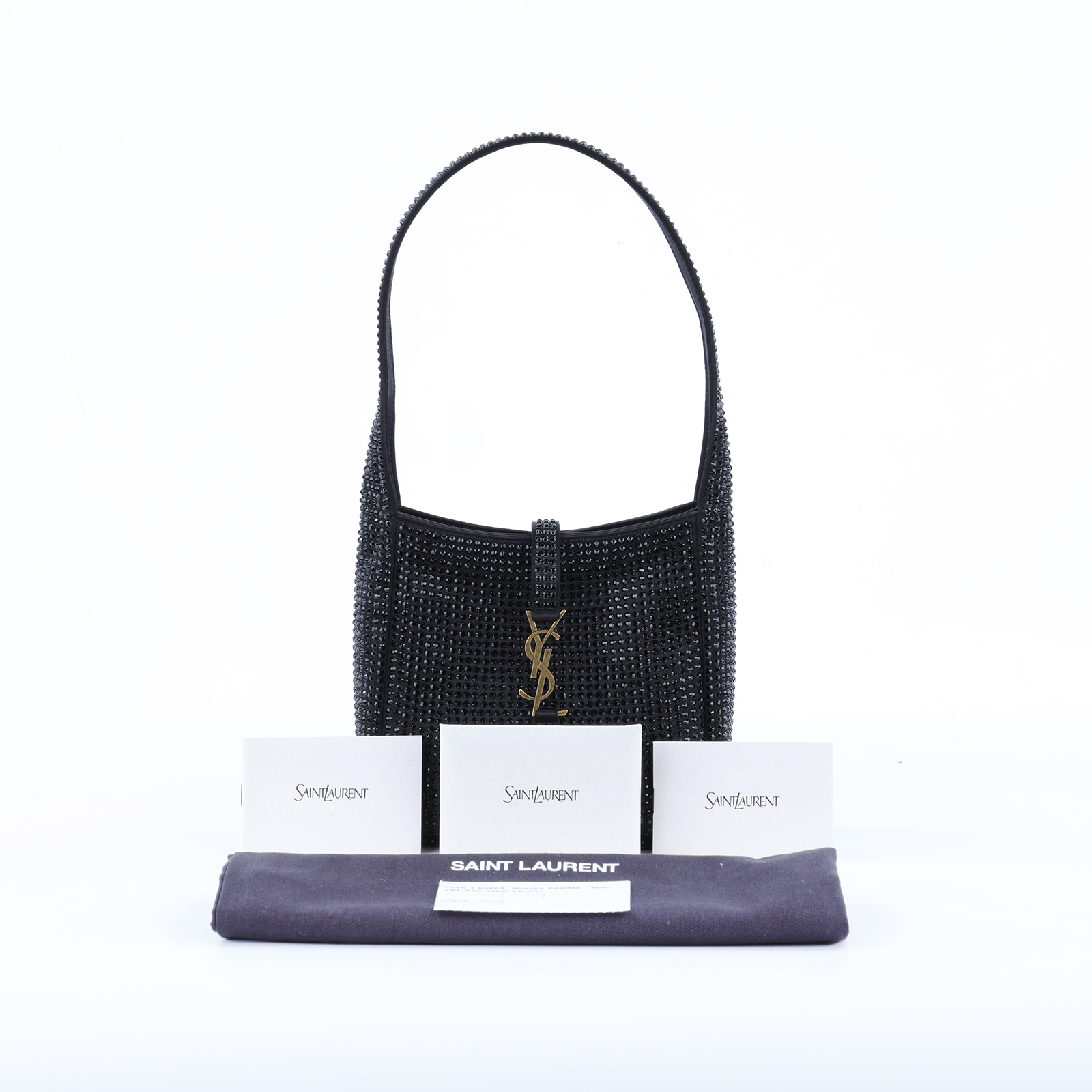 聖羅蘭 YSL SAINT LAURENT LE 5 À 7 迷你 手袋 手提包 809464FADSQ 黑珠珠LE 5 A 7 MINI 防塵袋