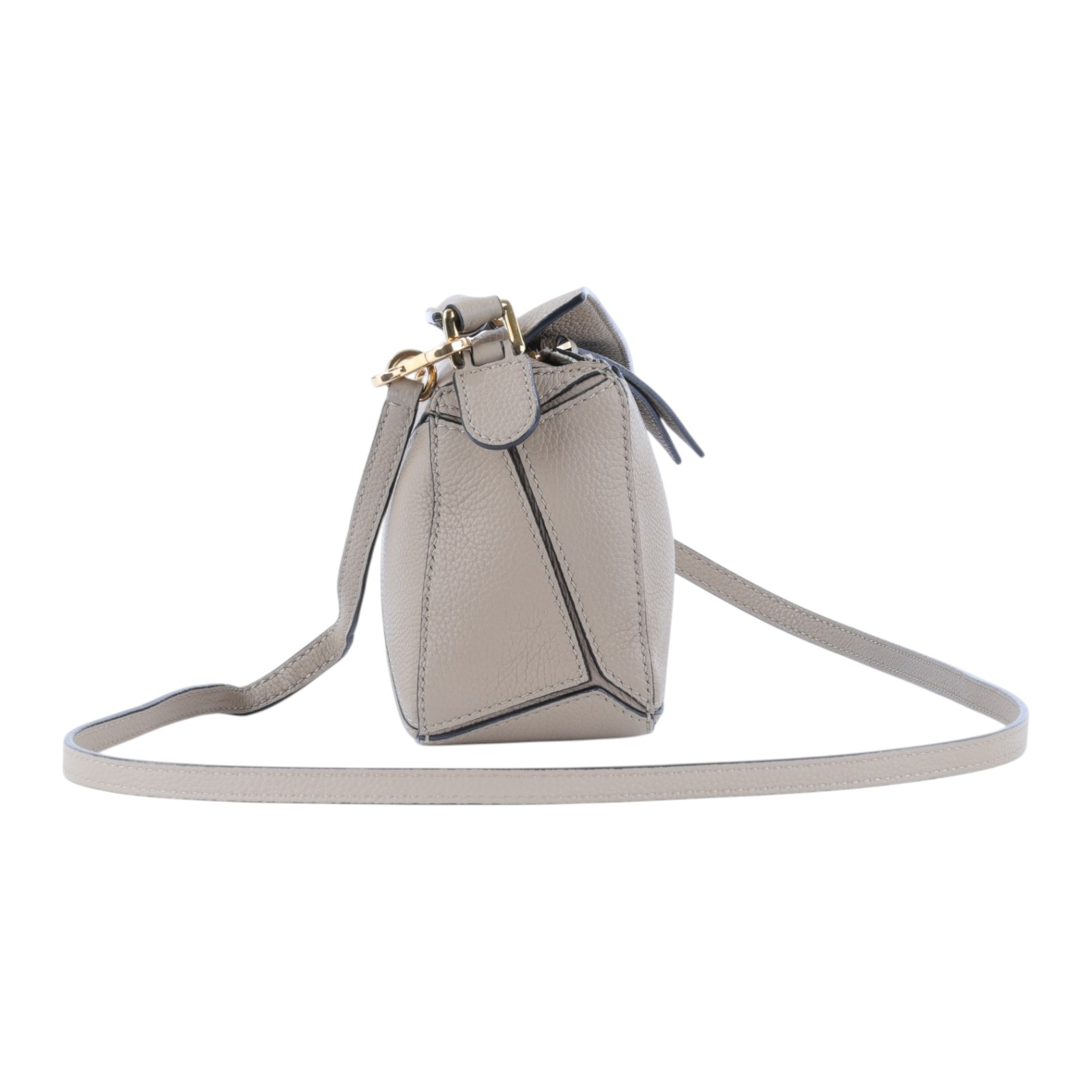 羅意威 LOEWE Mini Puzzle bag 手拿 肩背 斜背包  沙色PUZZLE MINI 防塵袋