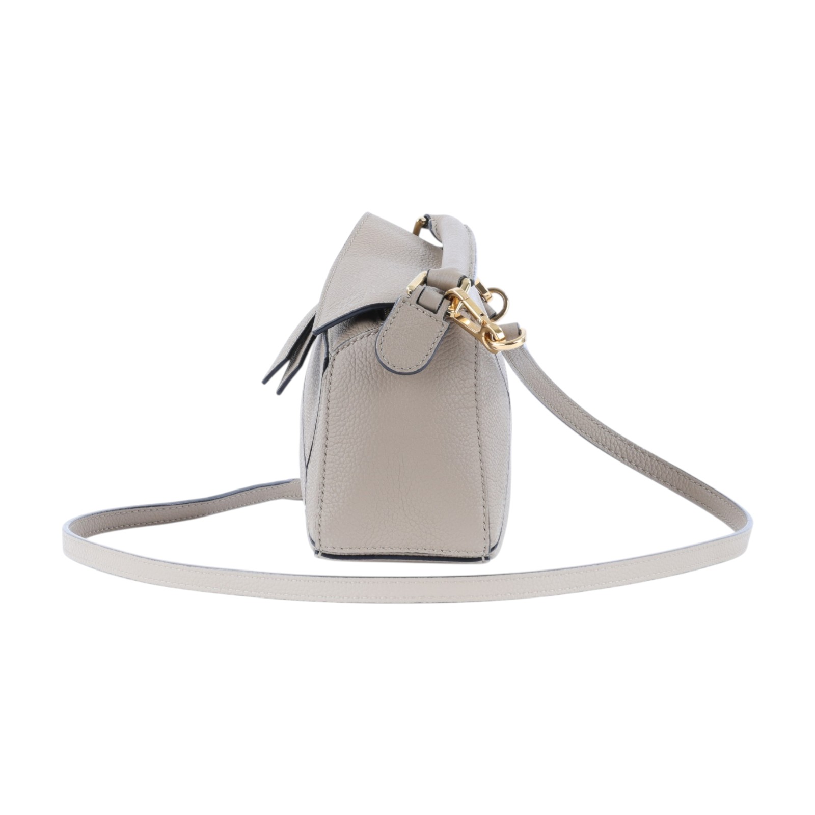 羅意威 LOEWE Mini Puzzle bag 手拿 肩背 斜背包  沙色PUZZLE MINI 防塵袋