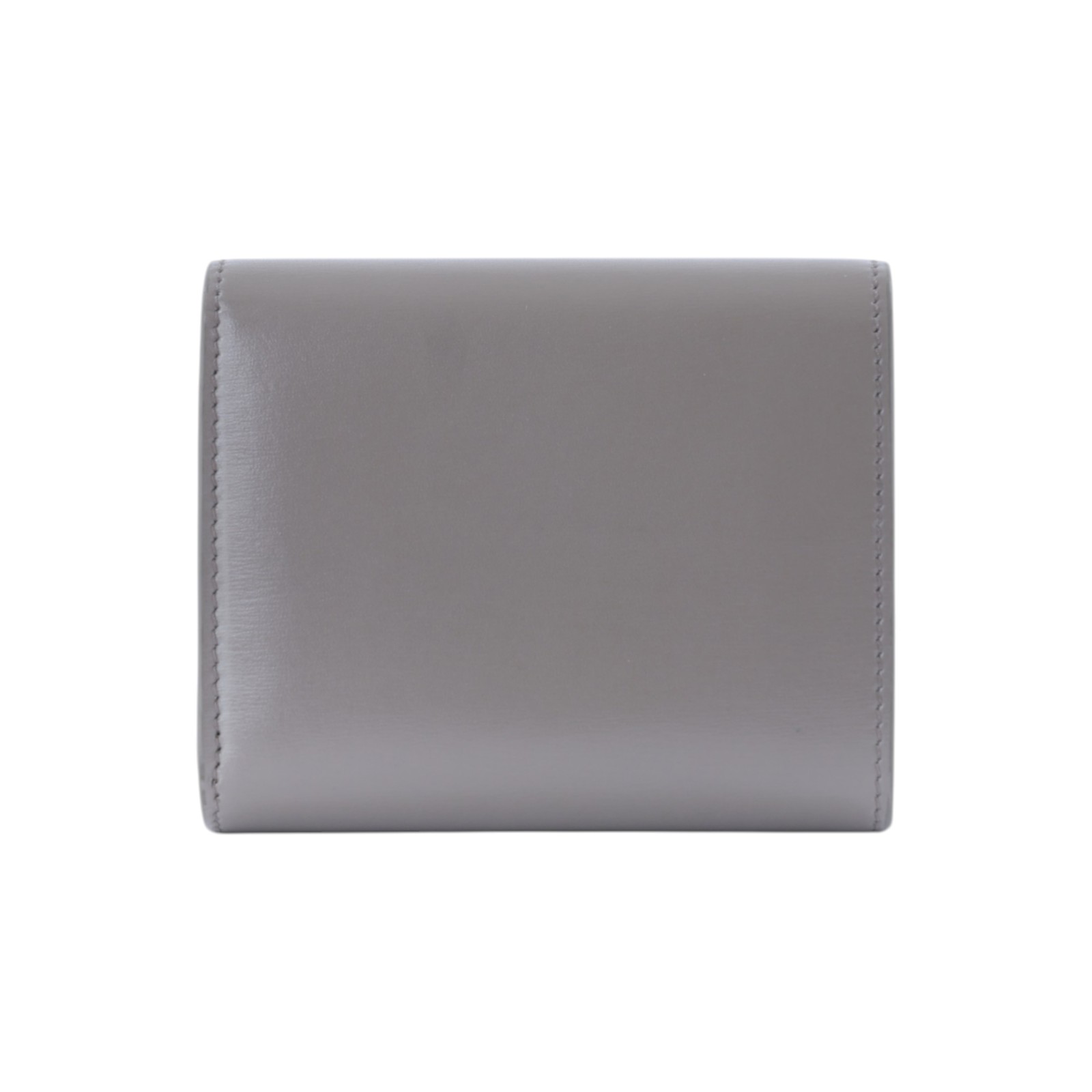 思琳 CELINE 亮面牛皮革 小型 TRIOMPHE COMPACT 銀包連零錢格 10D783DPV 凱旋三折短夾 原廠盒子/防塵袋