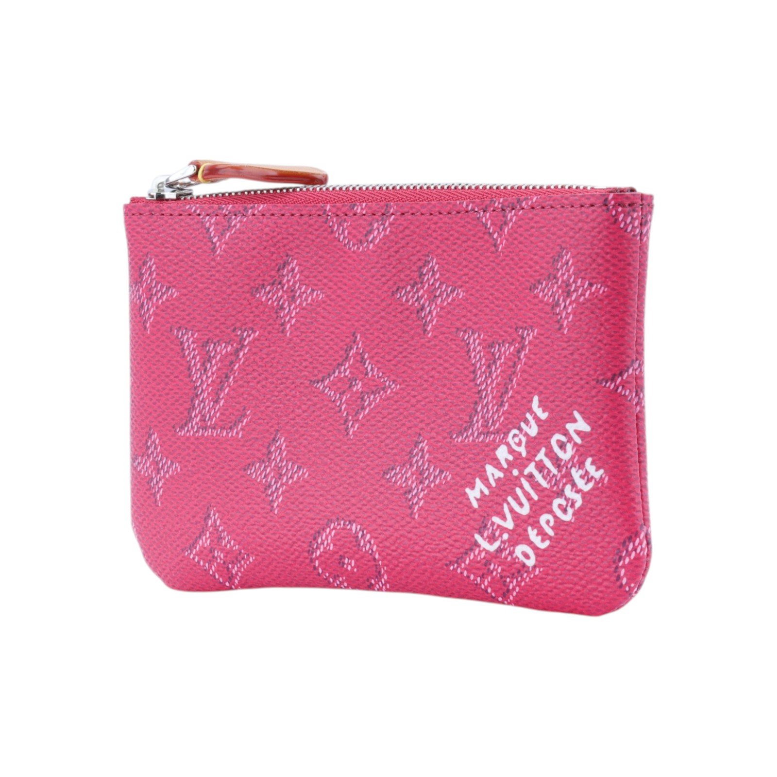 路易威登 LOUIS VUITTON 鑰匙包 零錢包 錢包 手拿包 小號 M27111 晶片款 桃拉鍊零錢鑰匙包 原廠盒子/防塵袋