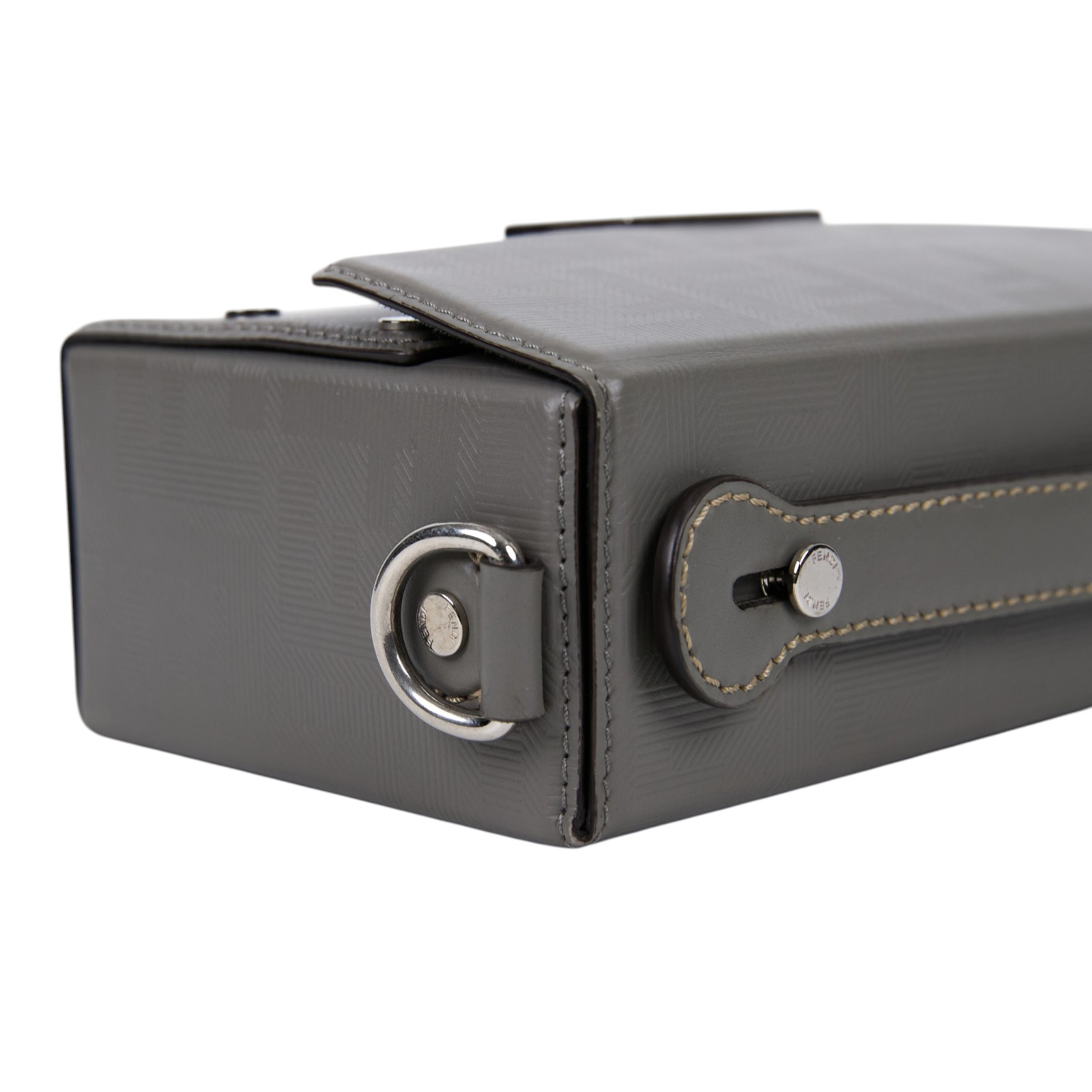 芬迪 FENDI SOFT TRUNK 手提包 肩背包 斜背包 法棍包 盒子包 7VA565AJF4  原廠盒子/防塵袋/背帶/購買證明