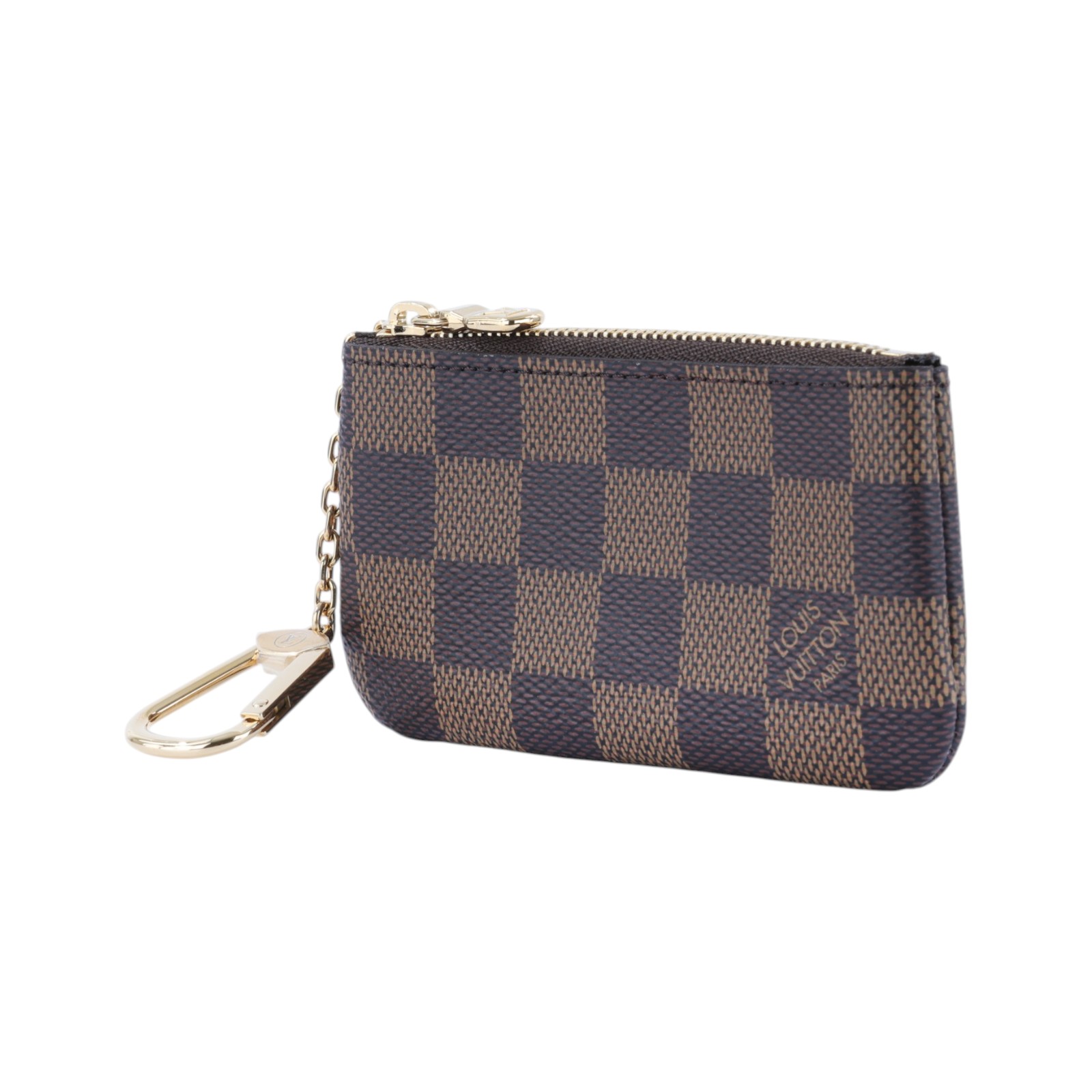 路易威登 LOUIS VUITTON 鑰匙零錢包 吊飾 棋盤格 棕色 N62658 棕棋盤鑰匙包 原廠盒子/防塵袋