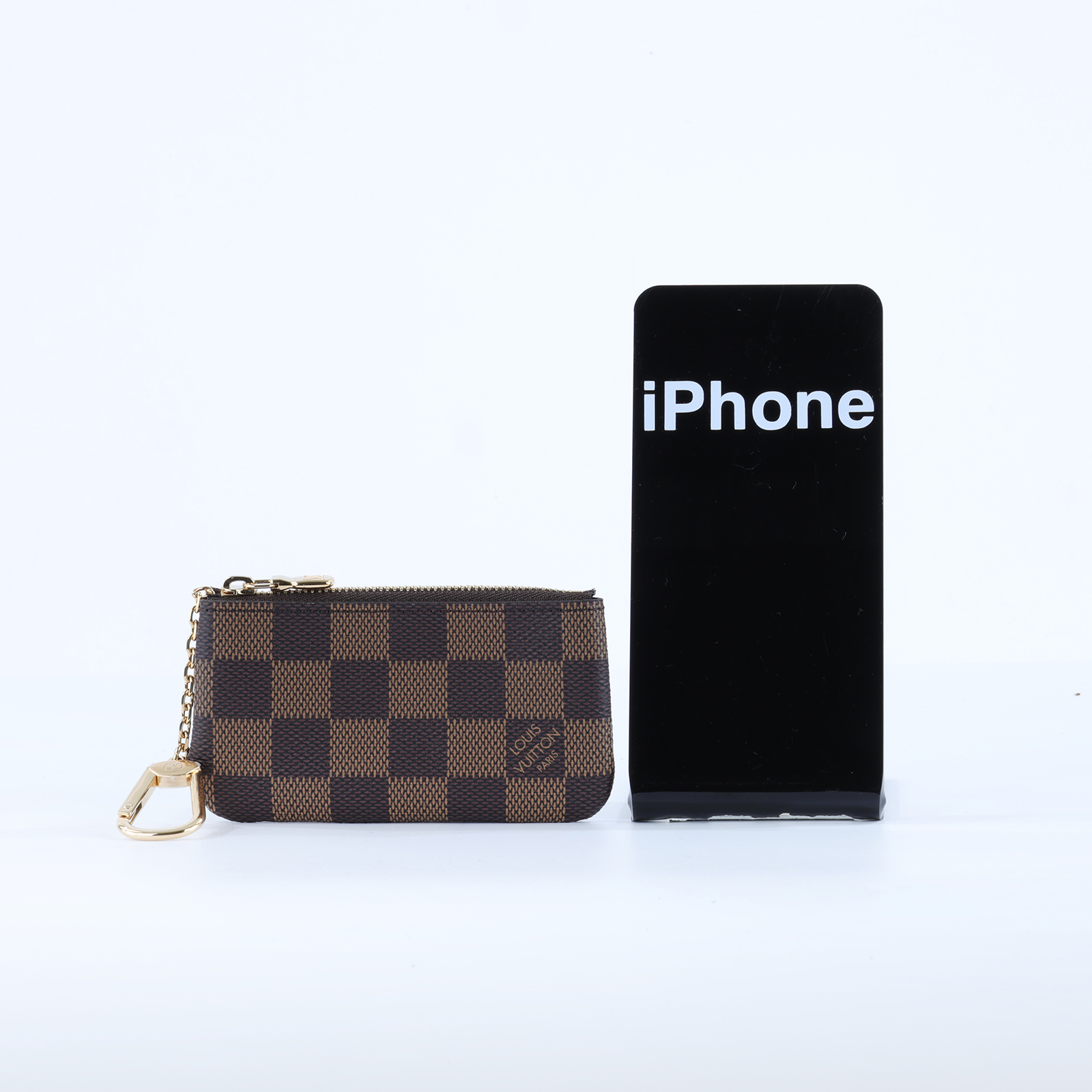 路易威登 LOUIS VUITTON 鑰匙零錢包 吊飾 棋盤格 棕色 N62658 棕棋盤鑰匙包 原廠盒子/防塵袋