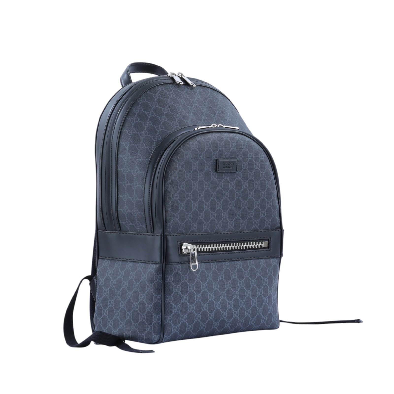 古馳 GUCCI GG Supreme 後背包 雙肩包 771158 KAAAK 黑GG後背包 防塵袋/購買證明