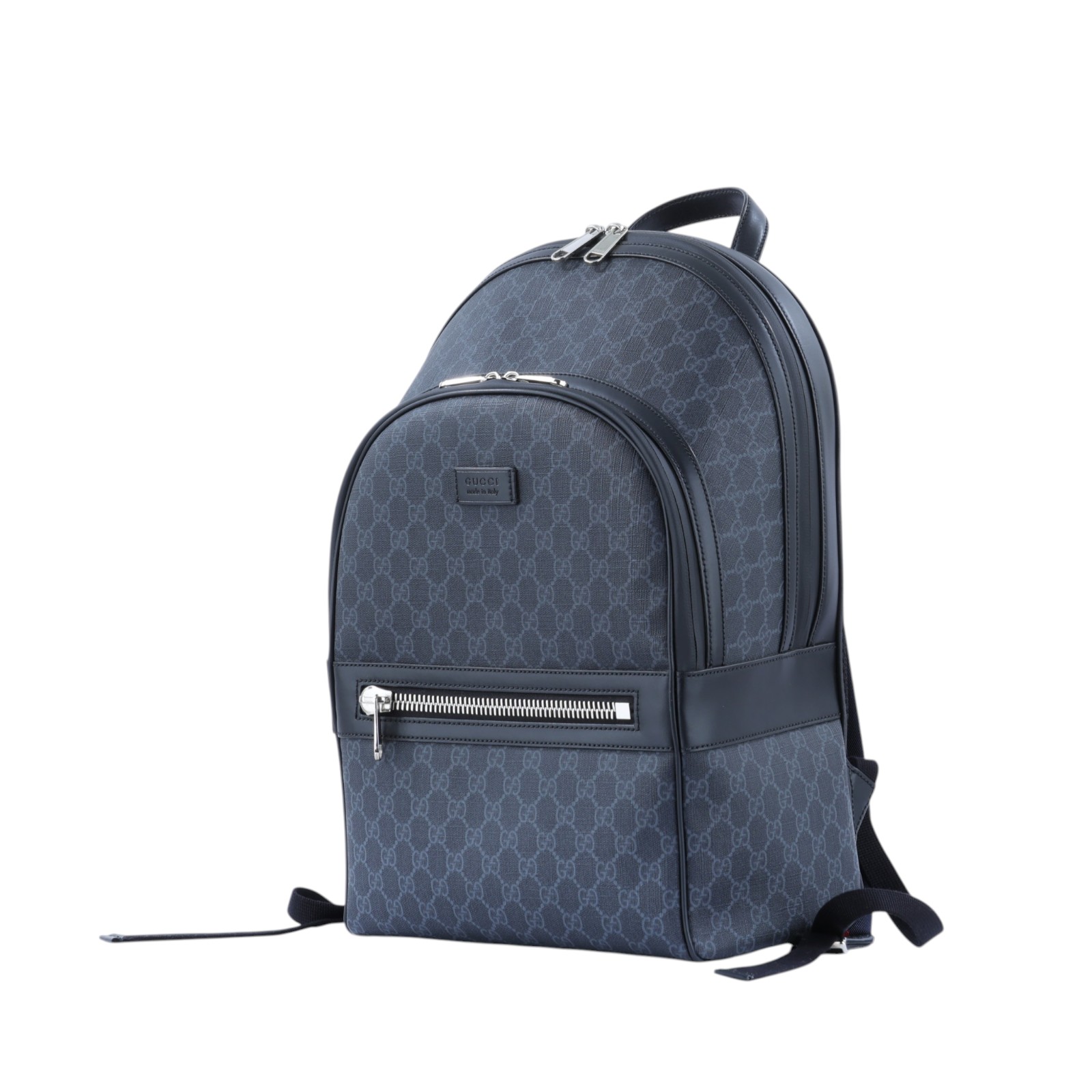 古馳 GUCCI GG Supreme 後背包 雙肩包 771158 KAAAK 黑GG後背包 防塵袋/購買證明