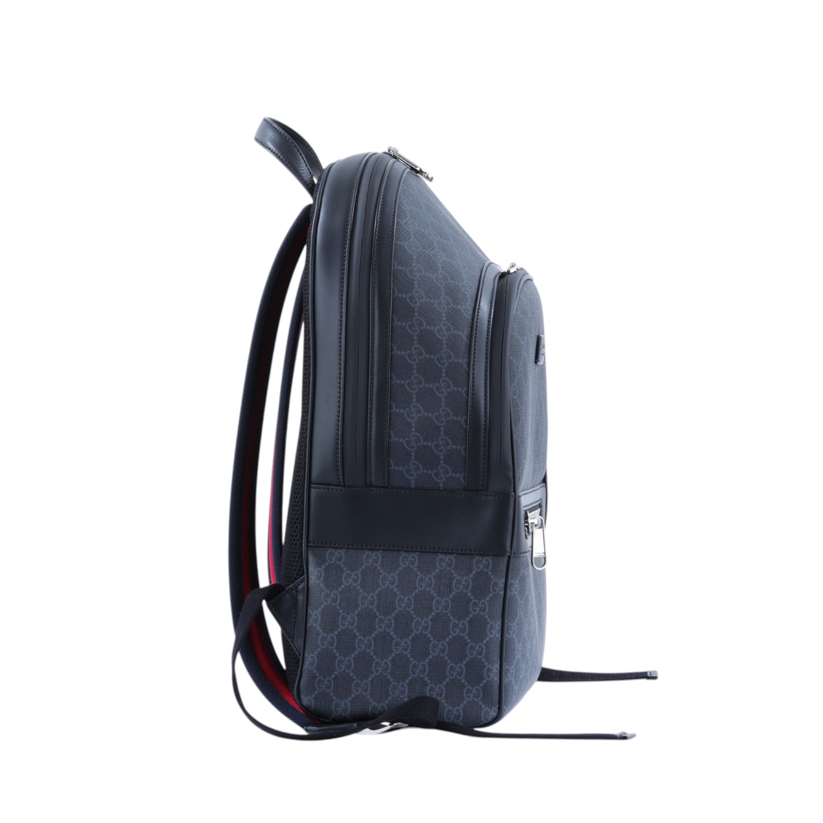 古馳 GUCCI GG Supreme 後背包 雙肩包 771158 KAAAK 黑GG後背包 防塵袋/購買證明