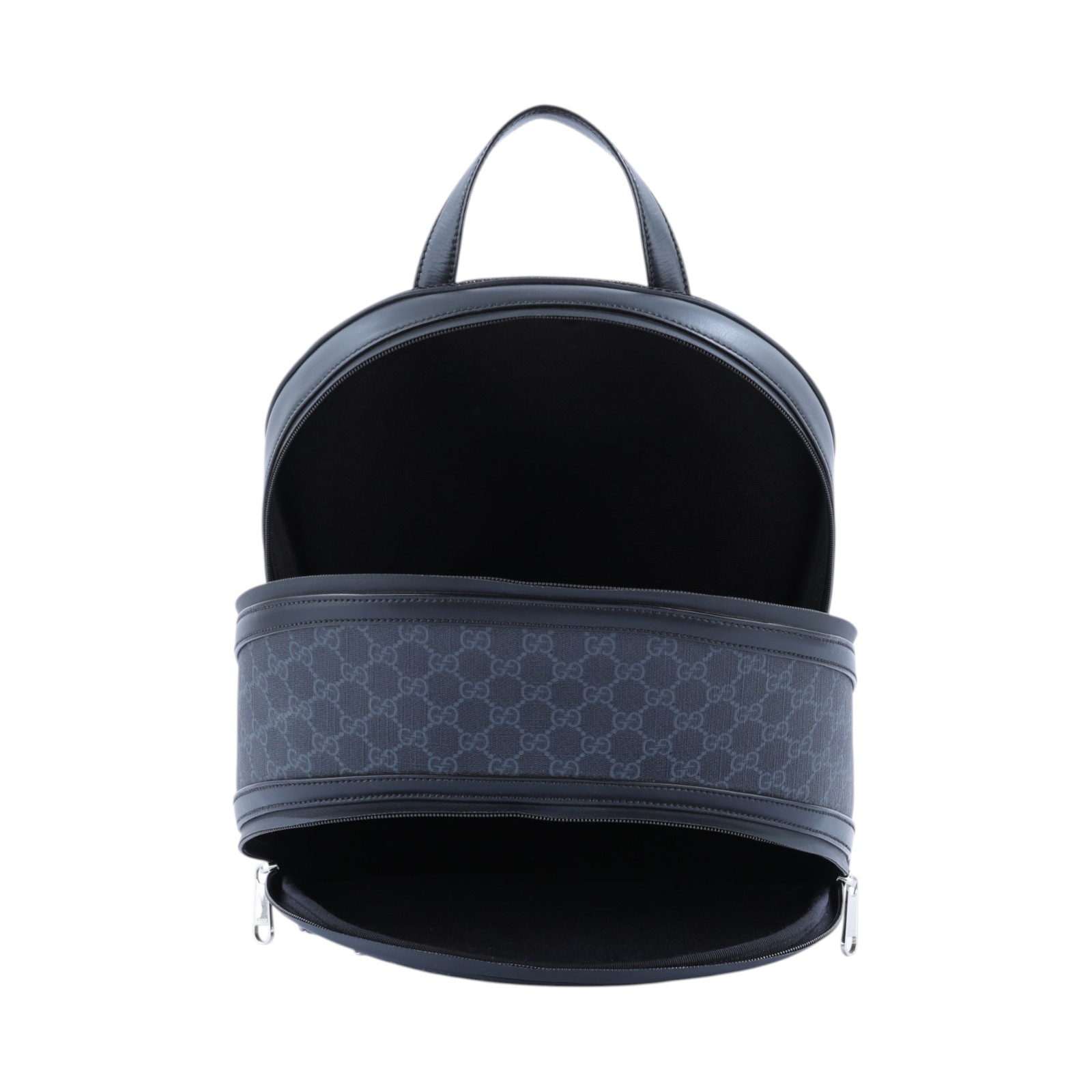 古馳 GUCCI GG Supreme 後背包 雙肩包 771158 KAAAK 黑GG後背包 防塵袋/購買證明