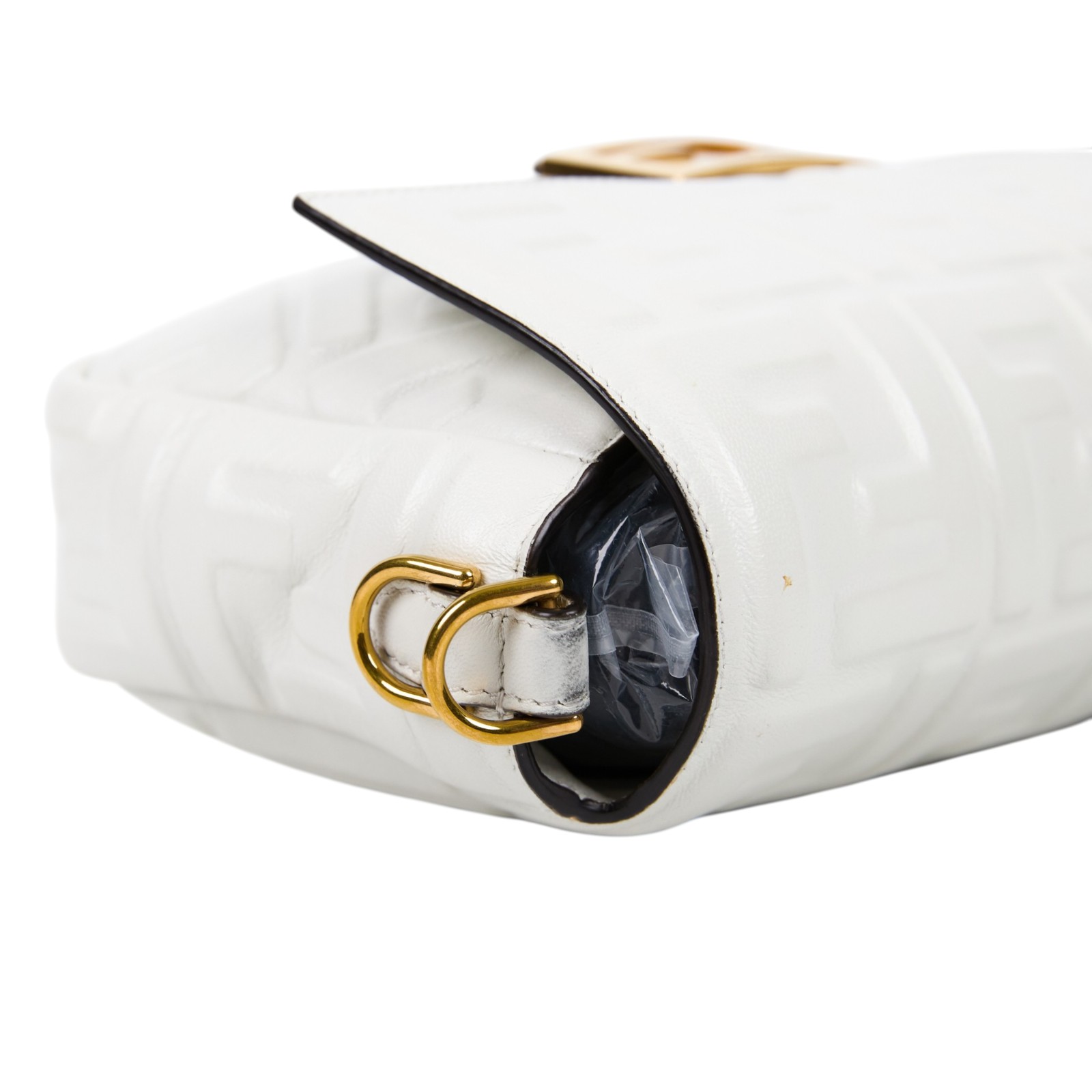 芬迪 FENDI 手提包 肩背包 法棍包 8BR600A72V 白BAGUETTE肩背包 防塵袋