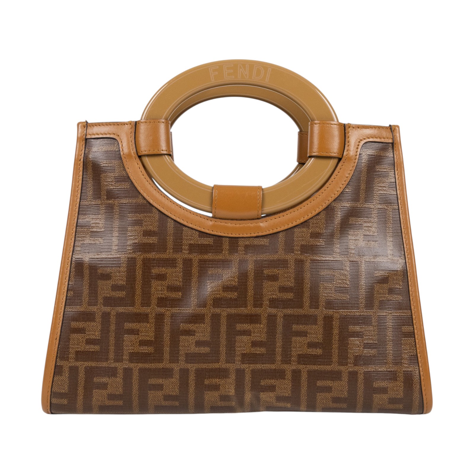 芬迪 FENDI FF Zucca Runaway Shopper 手提包 肩背包 斜背包 8BH353A86N Runaway Shopper小號 無附屬品