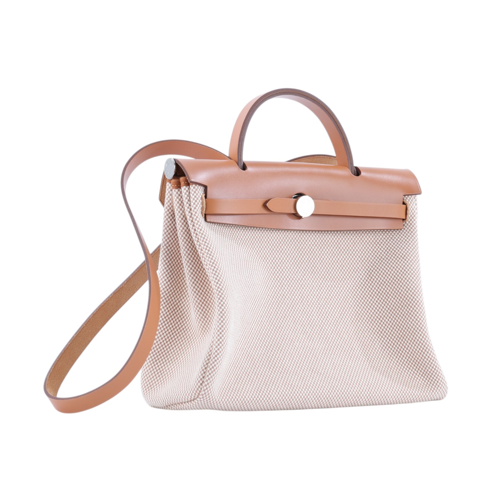 愛馬仕 Hermes Herbag Zip 31 金色五金 Gold Ecru Beige Naturel H079092CCAK /DTS006AU  防塵袋/鎖組/購買證明