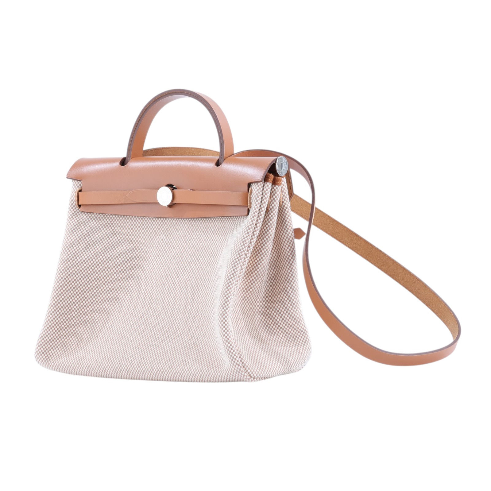 愛馬仕 Hermes Herbag Zip 31 金色五金 Gold Ecru Beige Naturel H079092CCAK /DTS006AU  防塵袋/鎖組/購買證明