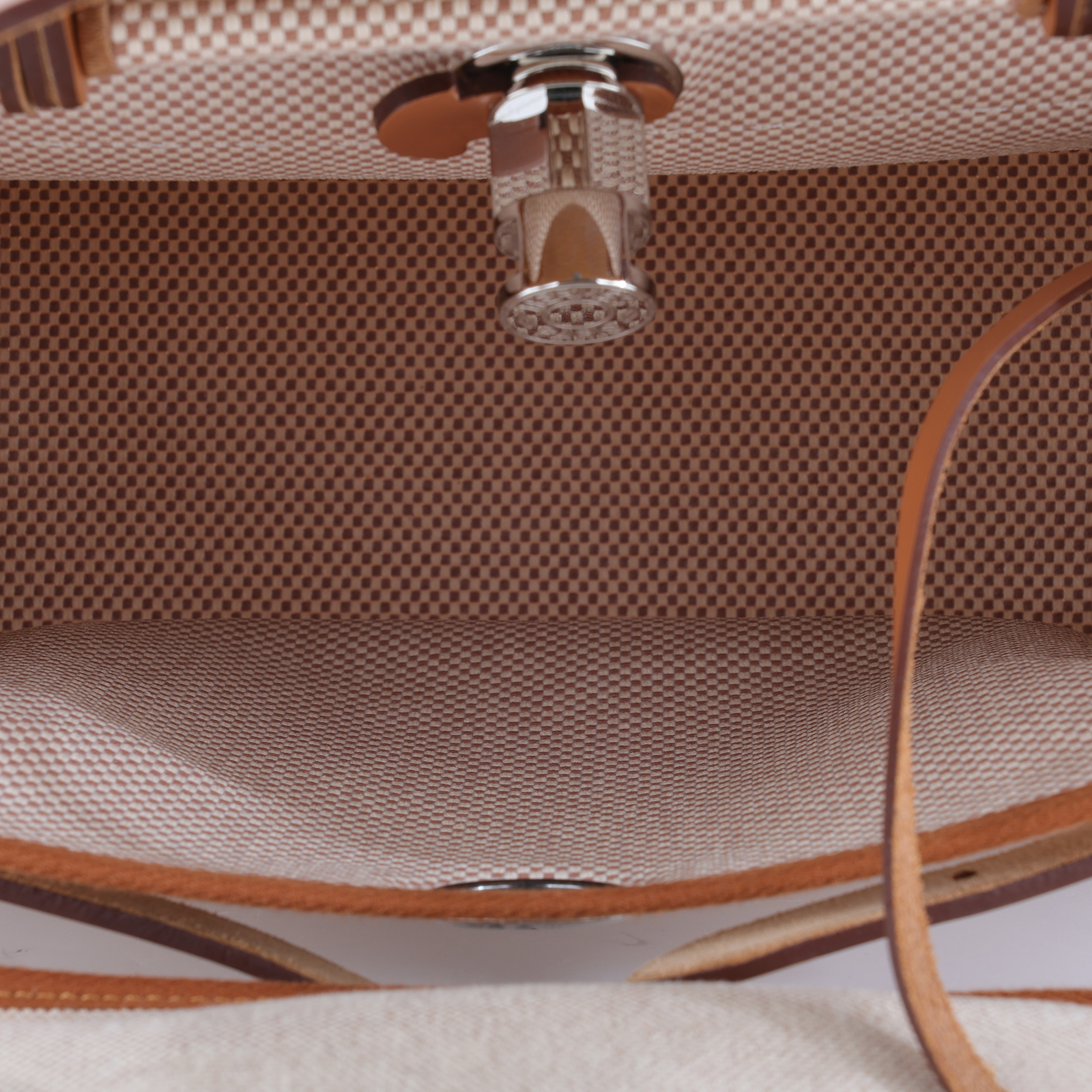 愛馬仕 Hermes Herbag Zip 31 金色五金 Gold Ecru Beige Naturel H079092CCAK /DTS006AU  防塵袋/鎖組/購買證明