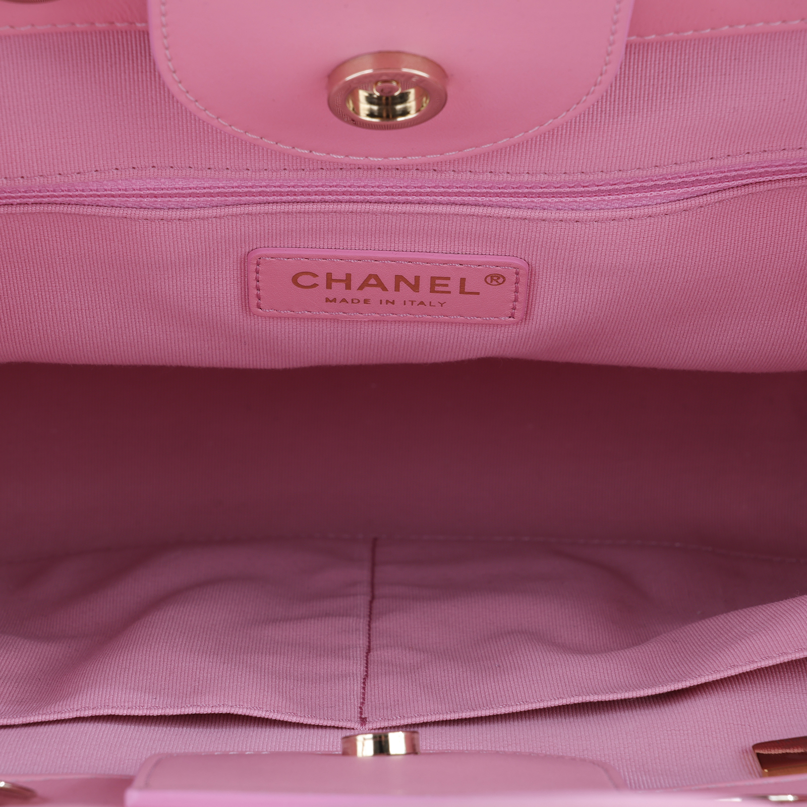 香奈兒 CHANEL 沙灘包 托特包  晶片款 粉藍拚色編織沙灘包 防塵袋