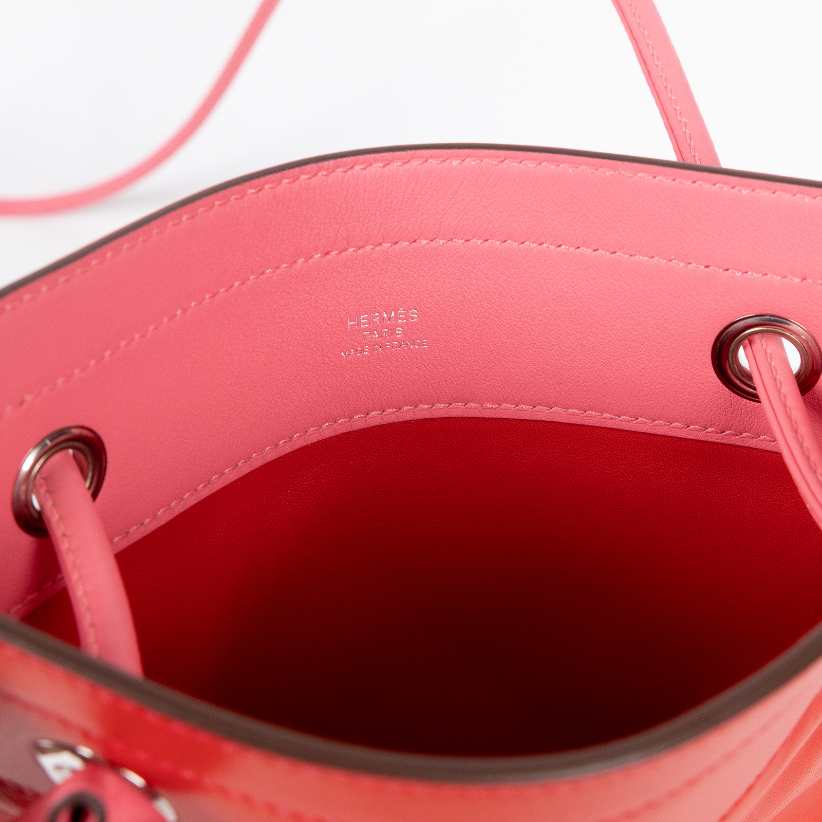 愛馬仕 Hermes Aline Mini 扁包 心紅色 H076236CKS3 YAM010YH Y刻紅ALINE 防塵袋