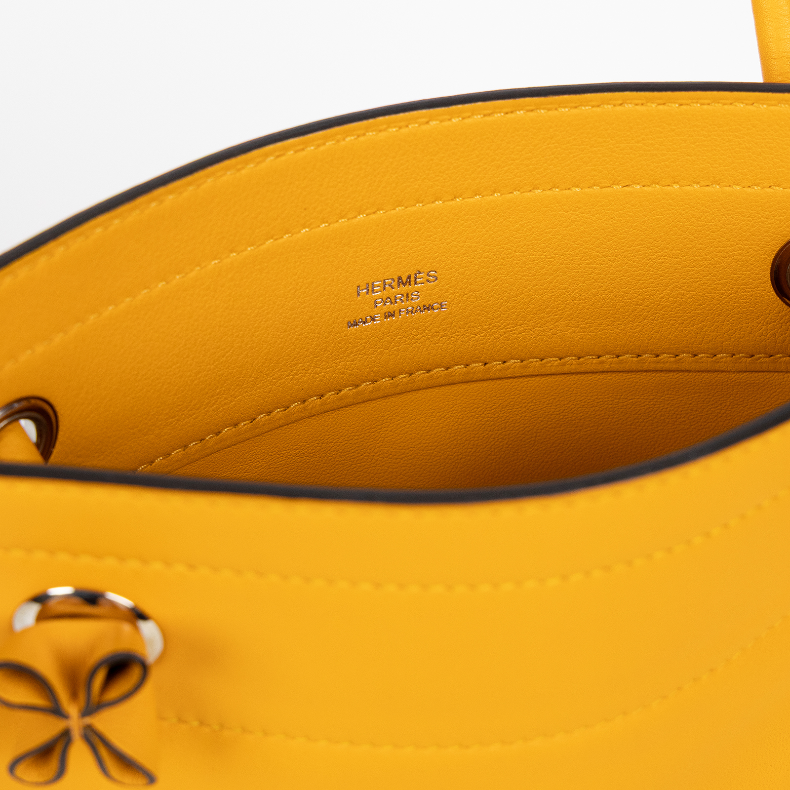 愛馬仕 Hermes Aline Mini 扁包 芥末黃 H076236CKAI /DAM007UH D刻芥末黃ALINE 防塵袋/購買證明影本