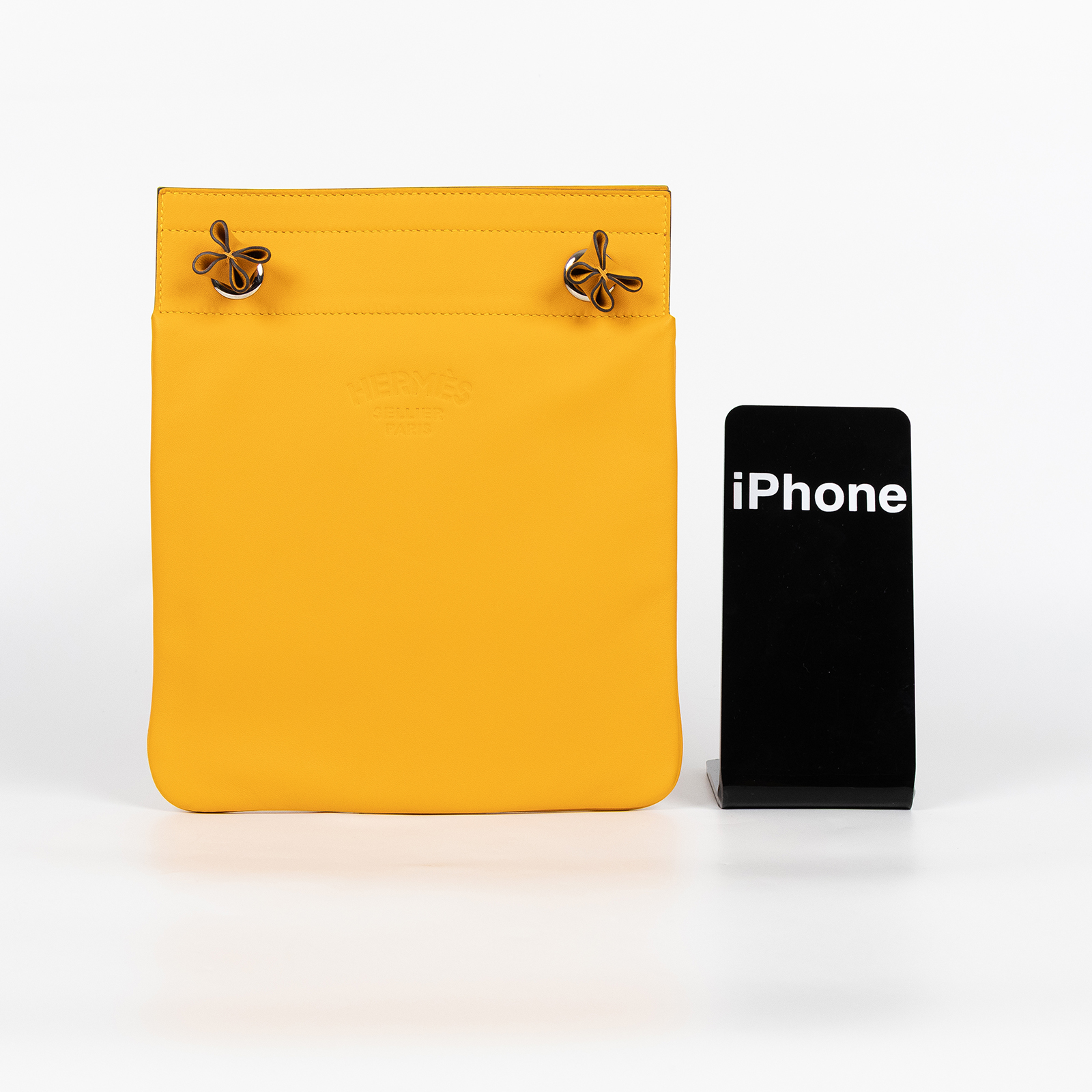 愛馬仕 Hermes Aline Mini 扁包 芥末黃 H076236CKAI /DAM007UH D刻芥末黃ALINE 防塵袋/購買證明影本