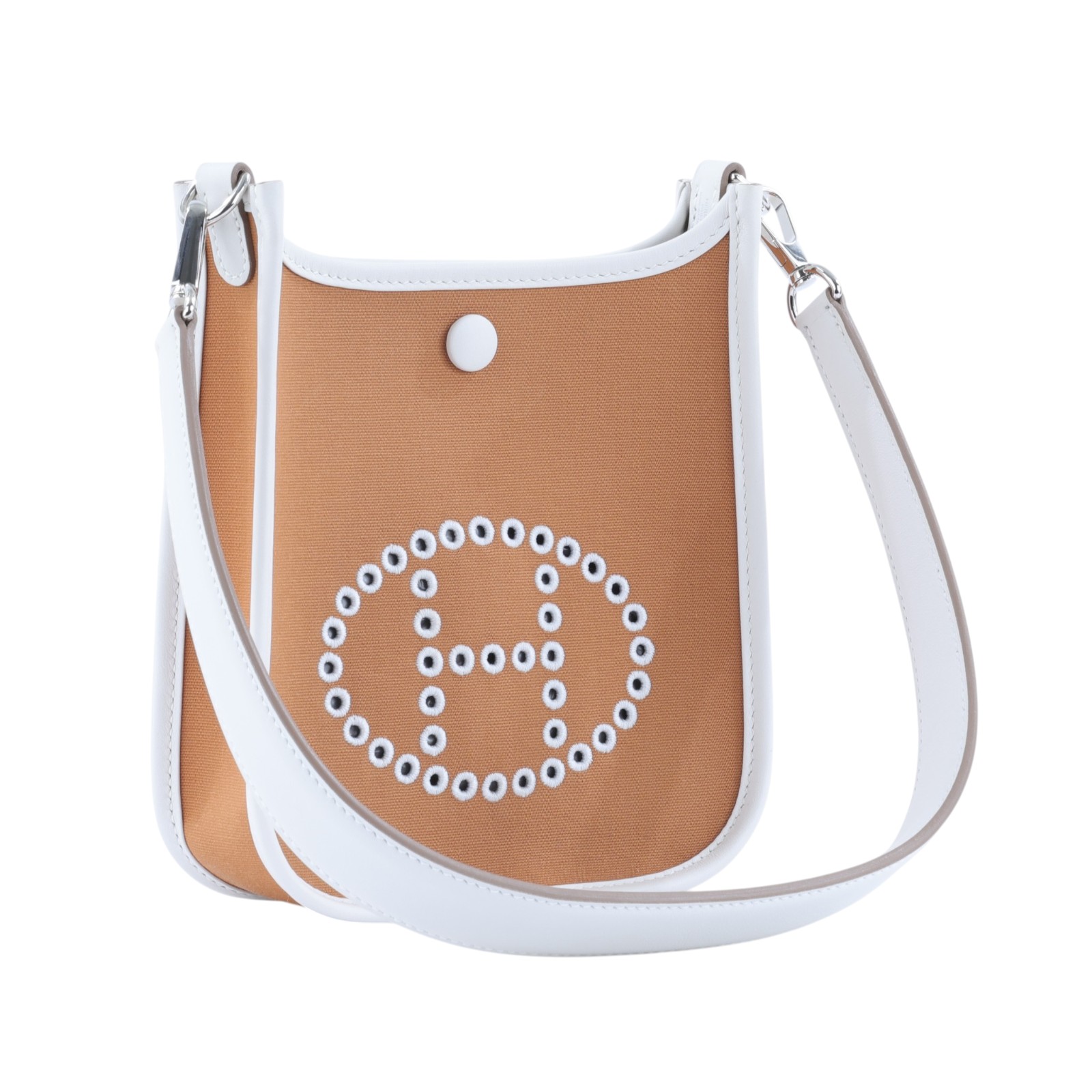 愛馬仕 Hermes Evelyne Bag Mini 伊芙琳包 Evelyne 16 銀色五金 沙棕色 大象灰 珍珠灰 H084545CKAD /KTS004AU  防塵袋/購買證明