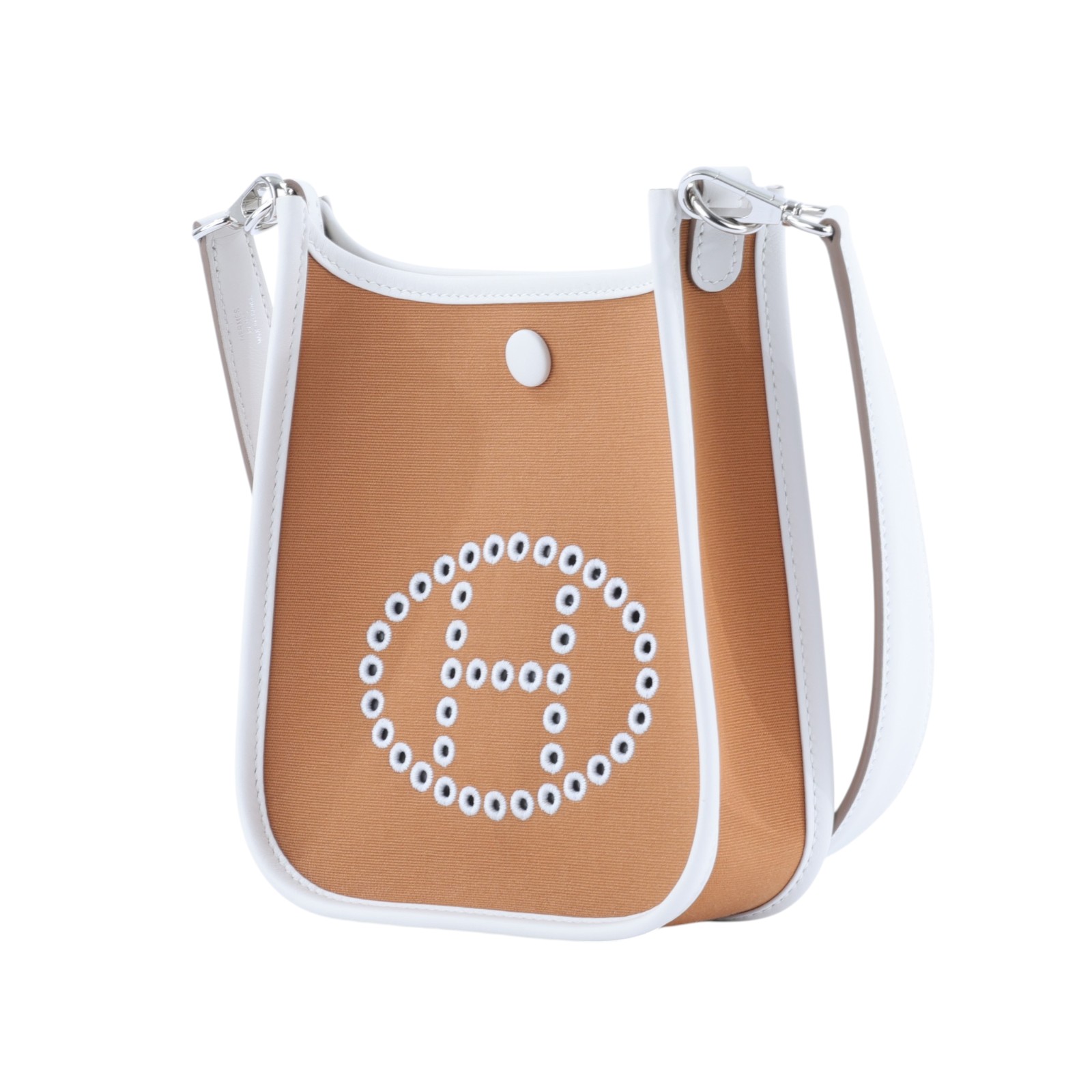 愛馬仕 Hermes Evelyne Bag Mini 伊芙琳包 Evelyne 16 銀色五金 沙棕色 大象灰 珍珠灰 H084545CKAD /KTS004AU  防塵袋/購買證明