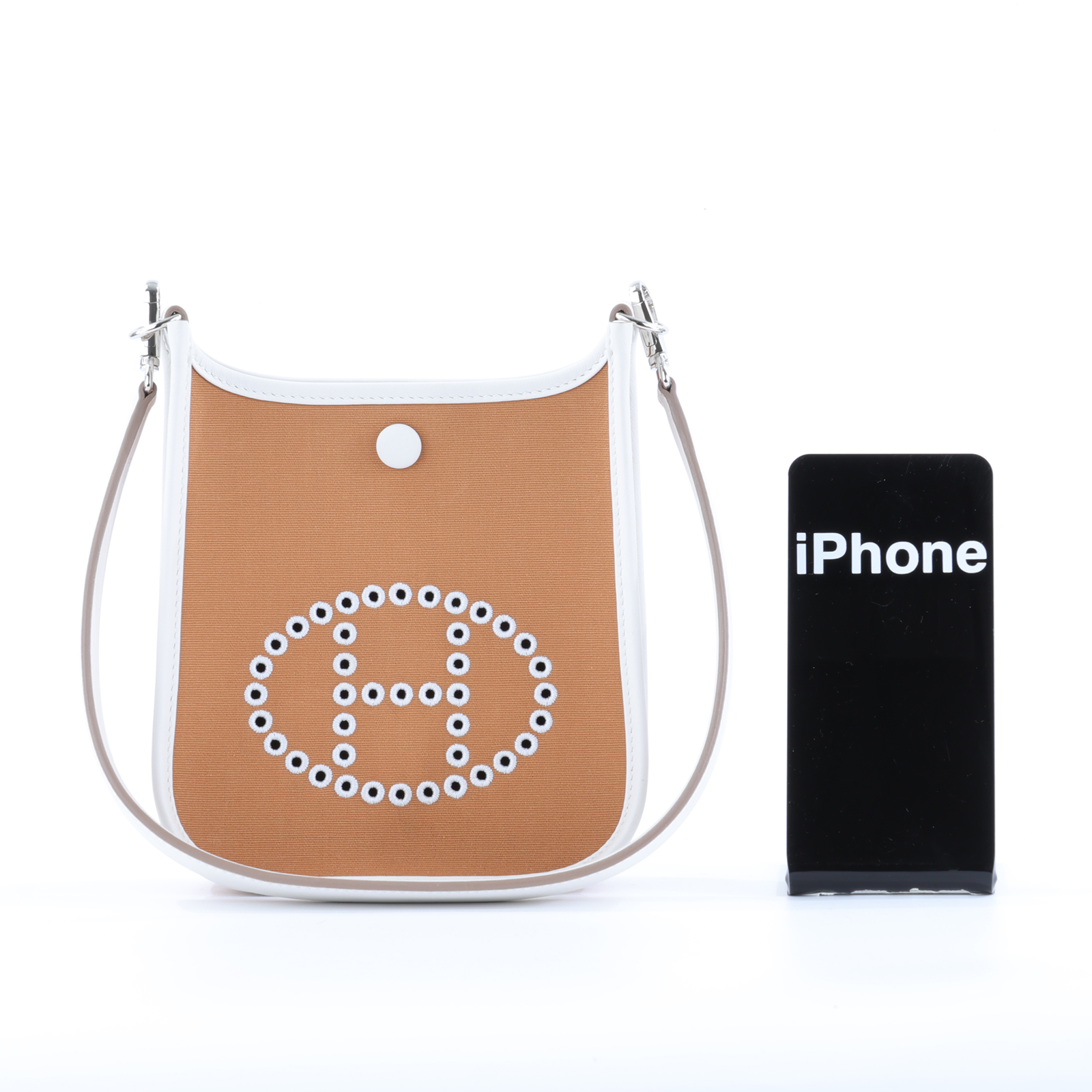 愛馬仕 Hermes Evelyne Bag Mini 伊芙琳包 Evelyne 16 銀色五金 沙棕色 大象灰 珍珠灰 H084545CKAD /KTS004AU  防塵袋/購買證明