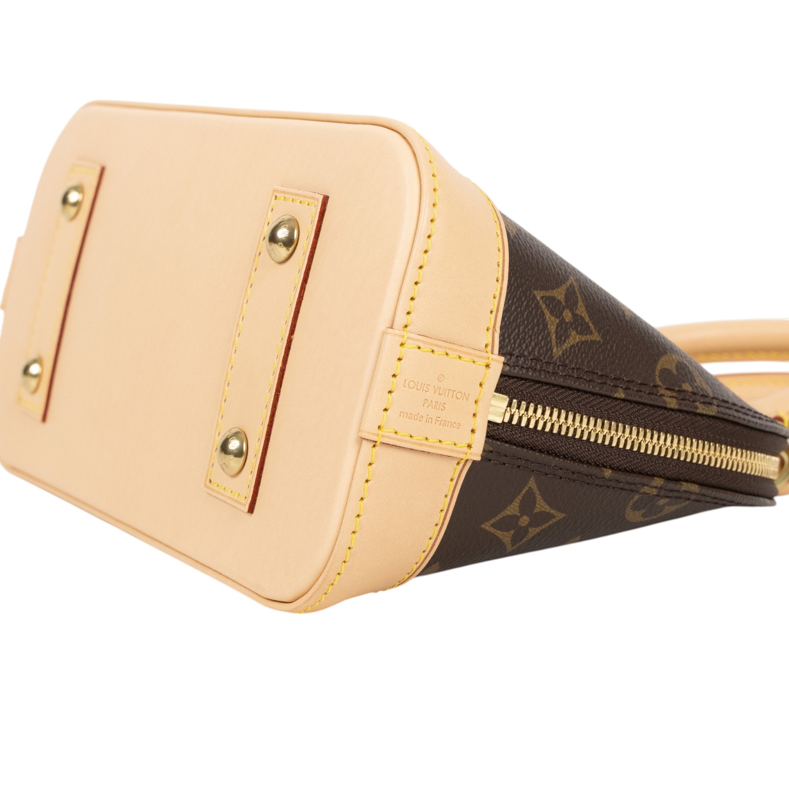 路易威登 LOUIS VUITTON Alma BB 手提包 肩背包 斜背包 M53152 晶片款 原花ALMA BB貝殼包 防塵袋/鎖組/肩帶