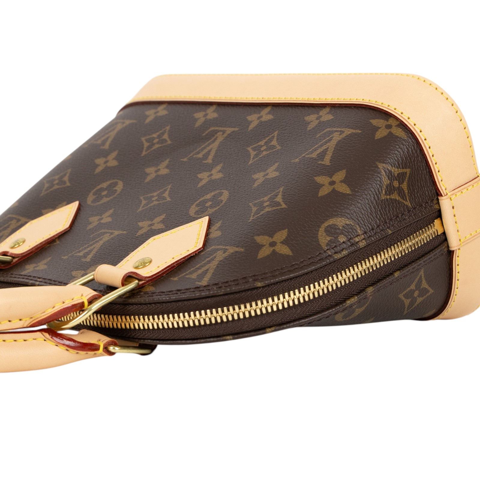 路易威登 LOUIS VUITTON Alma BB 手提包 肩背包 斜背包 M53152 晶片款 原花ALMA BB貝殼包 防塵袋/鎖組/肩帶
