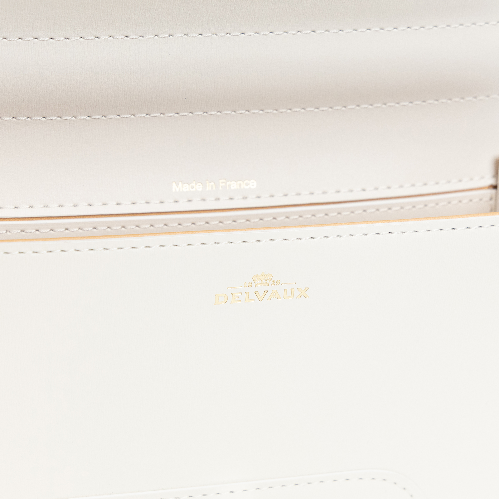 德爾沃 DELVAUX  Lingot Alpina 斜背包 AA0596BKN040JDG 白LINGOT PM 防塵袋