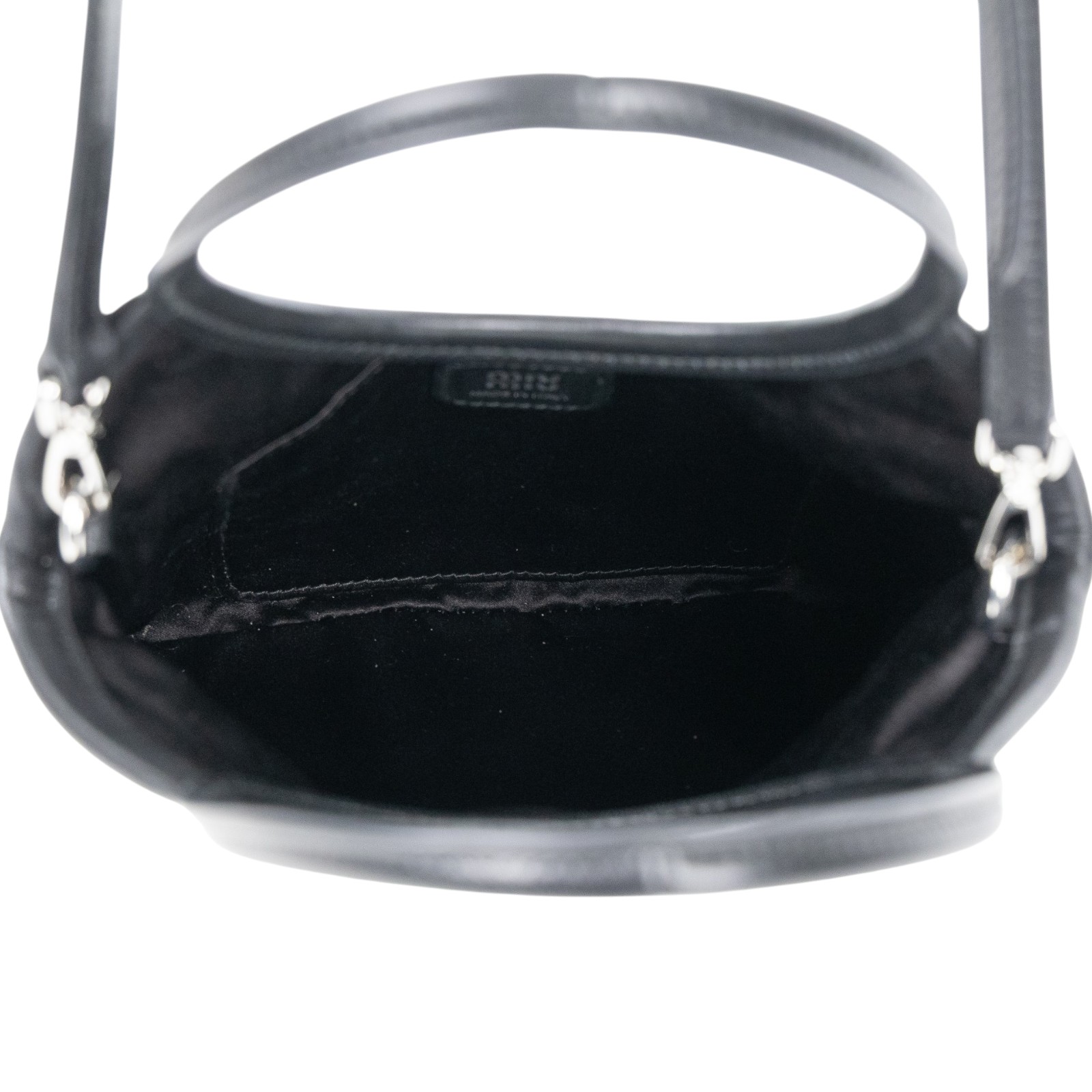 繆繆 MIU MIU Ivy 帆布手袋 迷你 5BA281_2F7L 黑緞面水鑽IVY 防塵袋