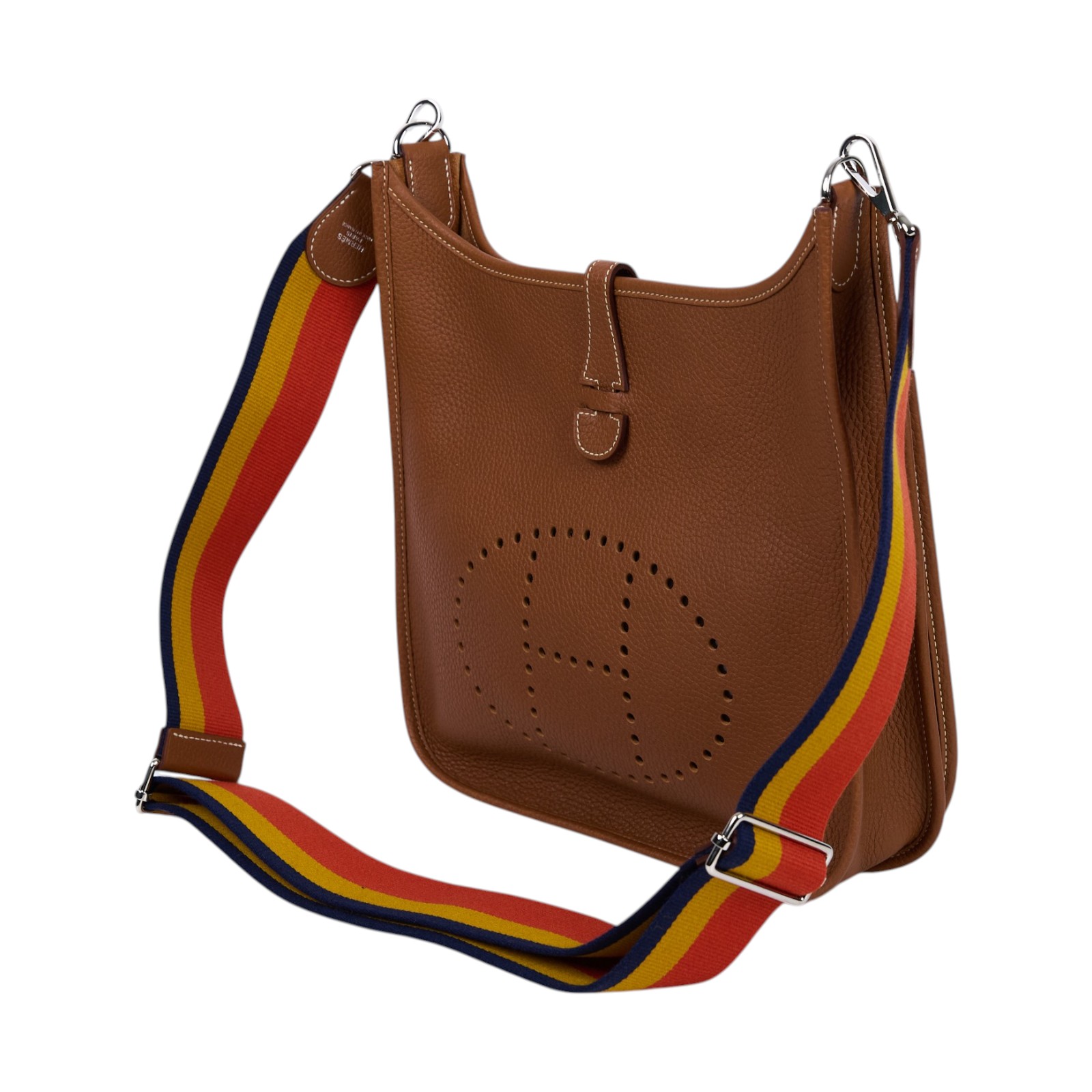 愛馬仕 Hermes Evelyne Bag 伊芙琳包 29 馬蹄型 EV29 H0694443CKAD  原廠盒子/防塵袋