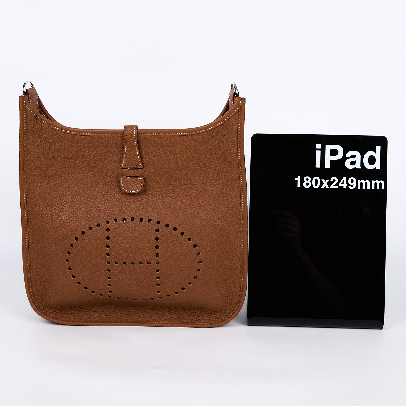 愛馬仕 Hermes Evelyne Bag 伊芙琳包 29 馬蹄型 EV29 H0694443CKAD  原廠盒子/防塵袋